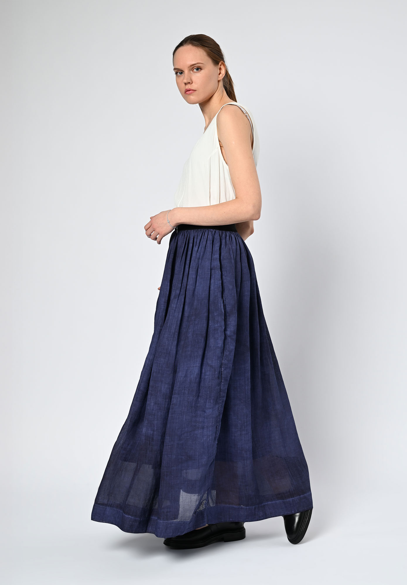 LA VACA LOCA - VICTORIA SKIRT - TWLIGHT BLUE LA VACA LOCA - VICTORIA SKIRT - TWLIGHT BLUE