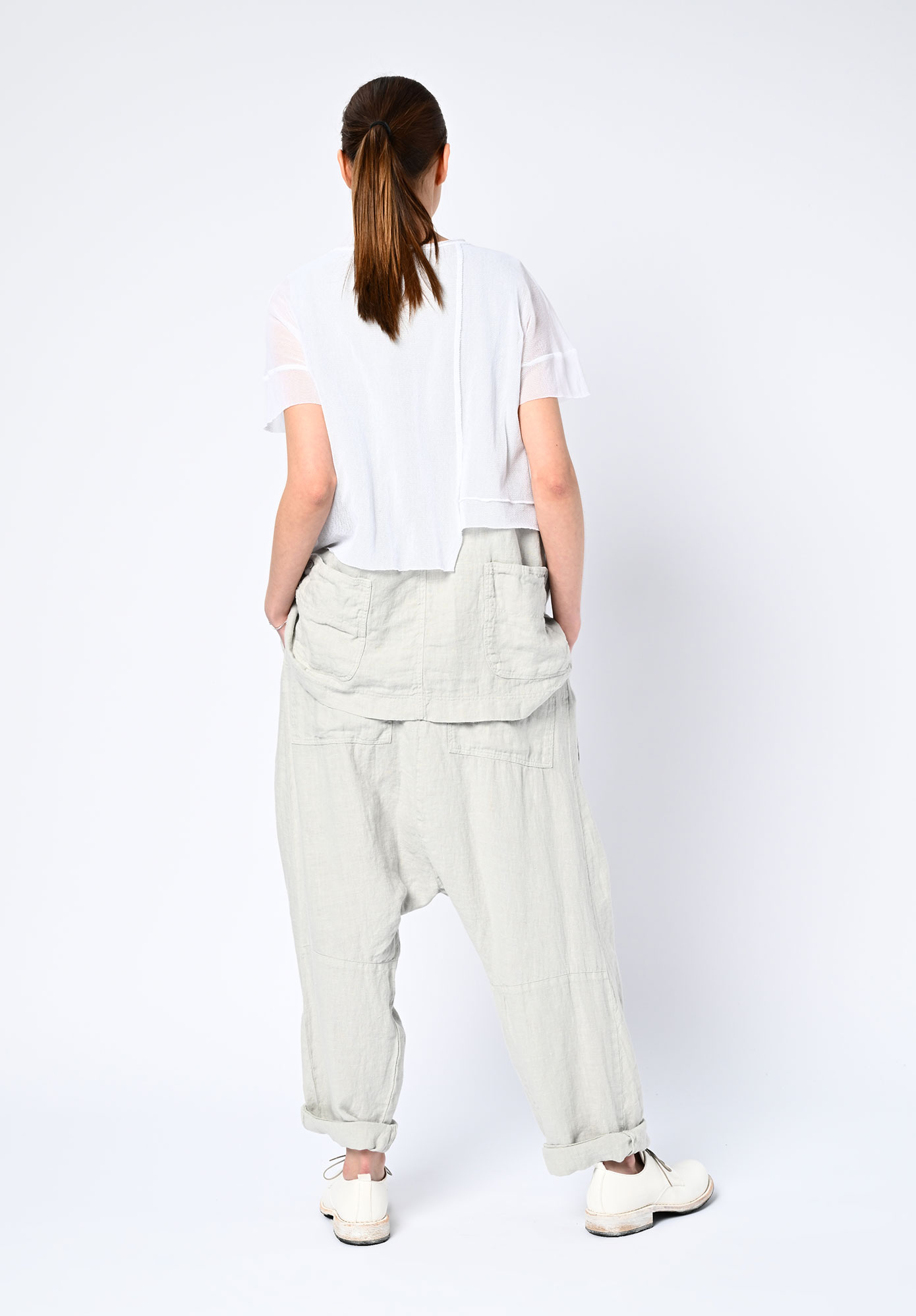 PAL OFFNER - CROPPED T-SHIRT - WHITE