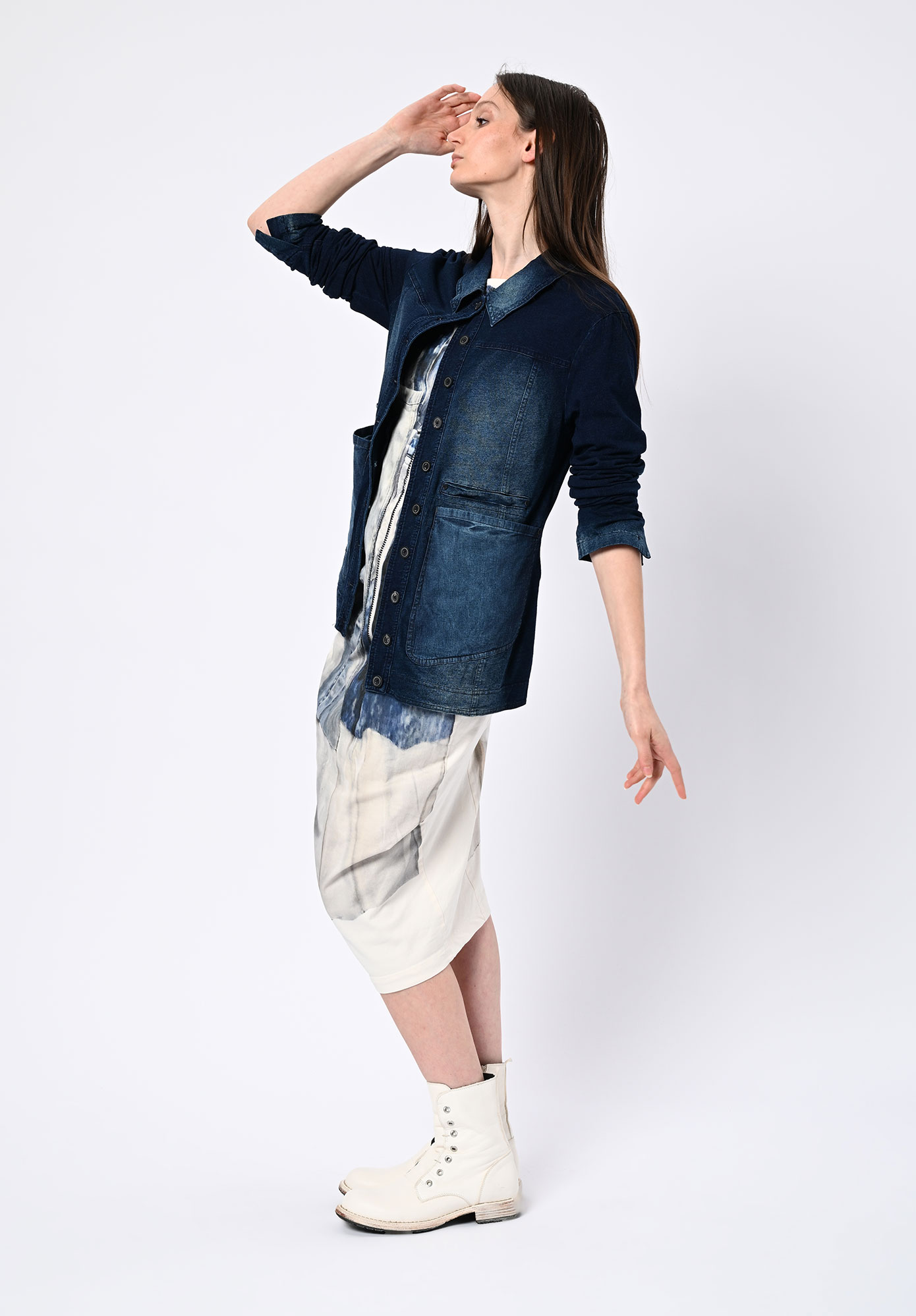 STUDIO RUNDHOLZ | DIP - DIP DYE JACKET - STONEWASH