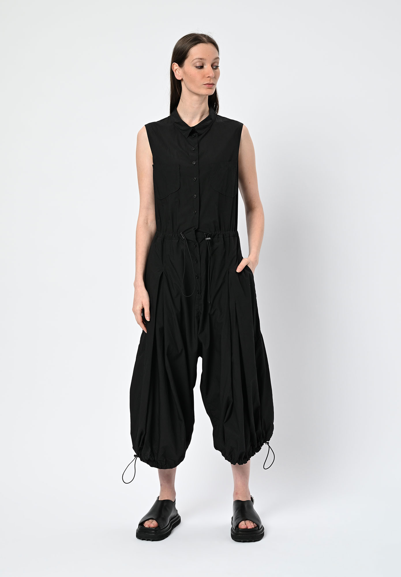 STUDIO RUNDHOLZ | DIP - DRAWCORD OVERALL - BLACK