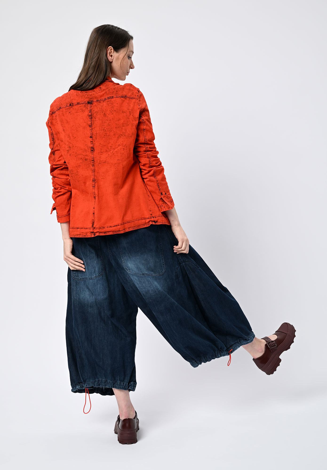 STUDIO RUNDHOLZ | DIP - DIP DYE JACKET - MANDERIN DYE