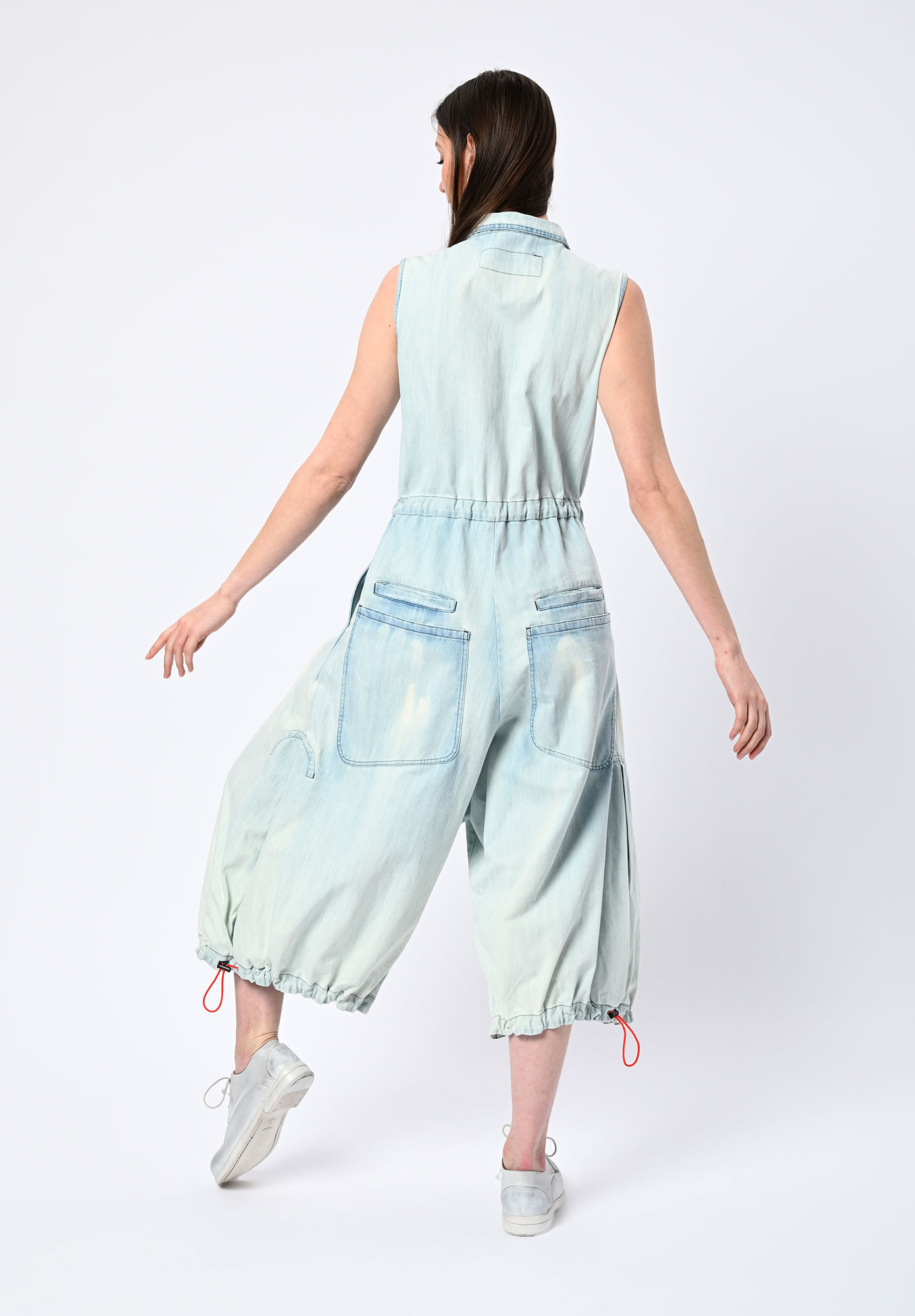 STUDIO RUNDHOLZ | DIP - DRAWCORD OVERALL - BLEACHWASH