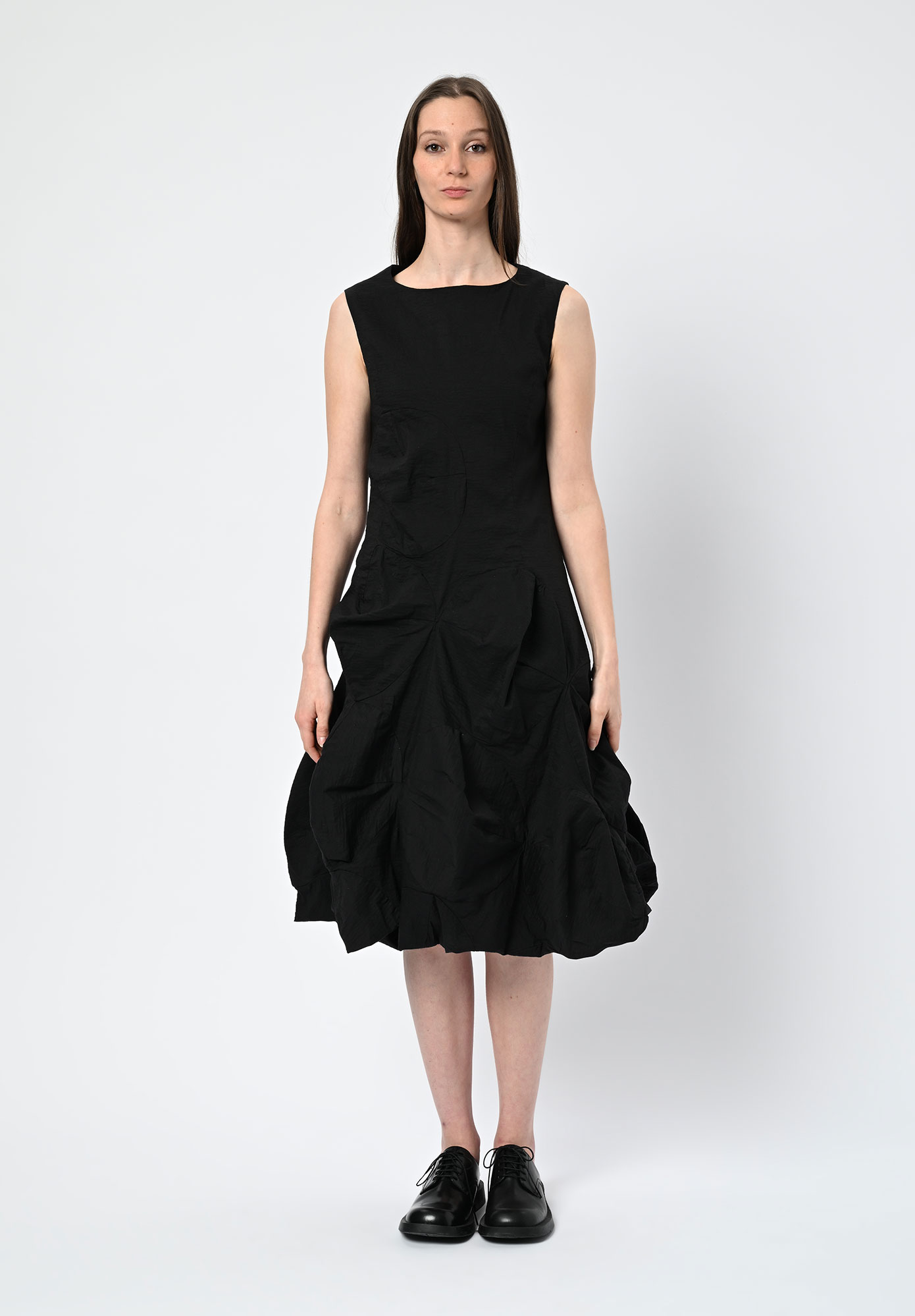 STUDIO RUNDHOLZ | MAINLINE - 3D SPOT DRESS - BLACK