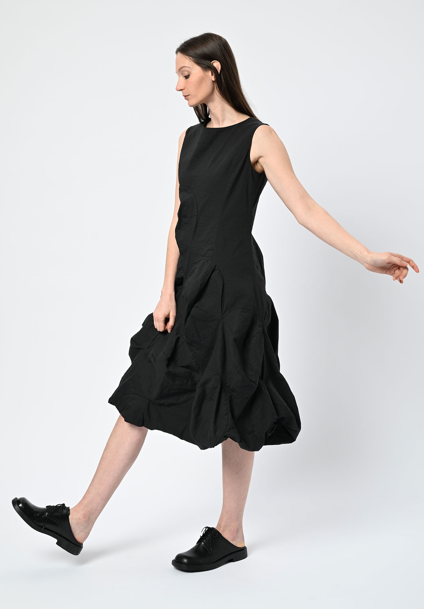 STUDIO RUNDHOLZ | MAINLINE - 3D SPOT DRESS - BLACK
