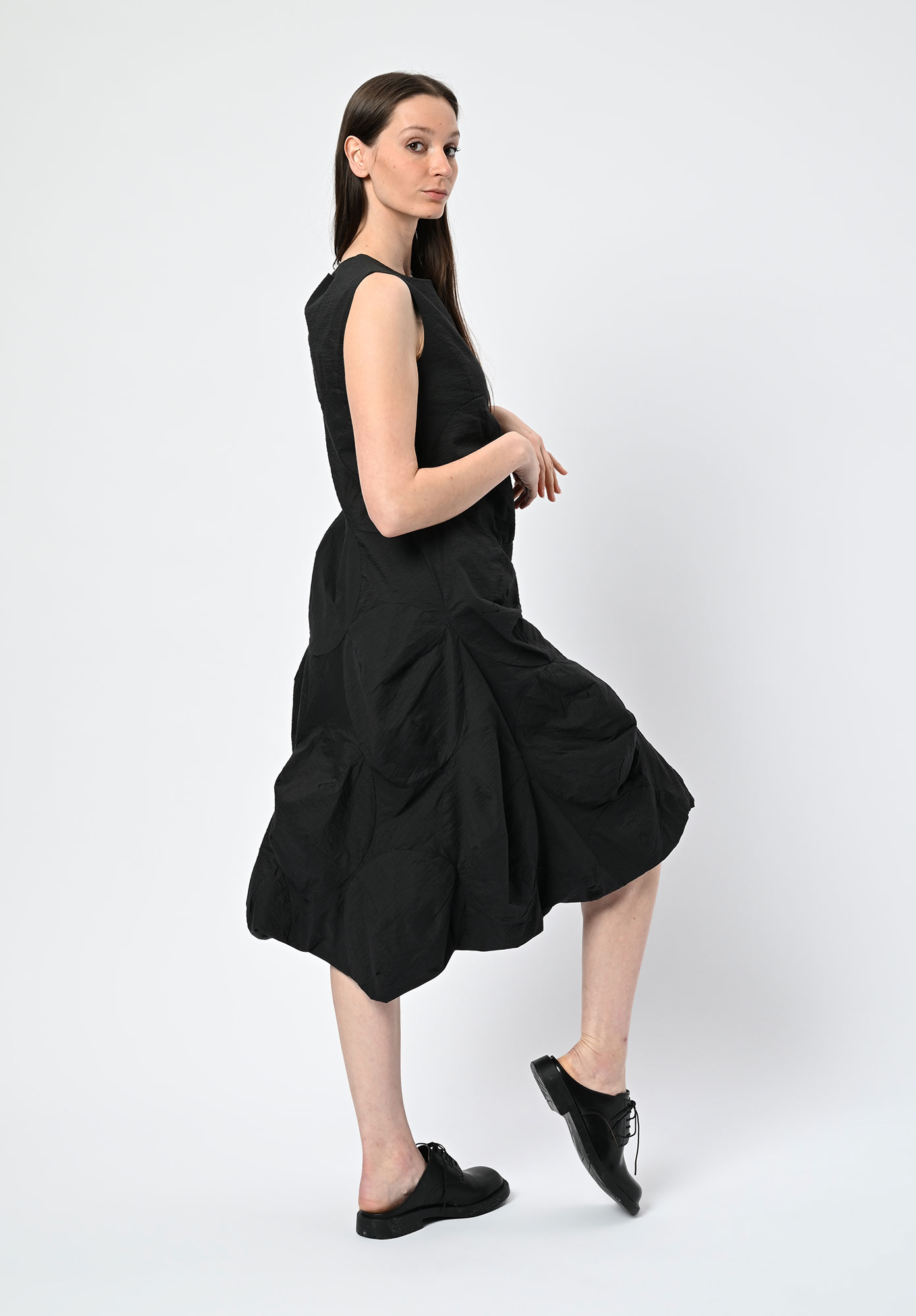 STUDIO RUNDHOLZ | MAINLINE - 3D SPOT DRESS - BLACK