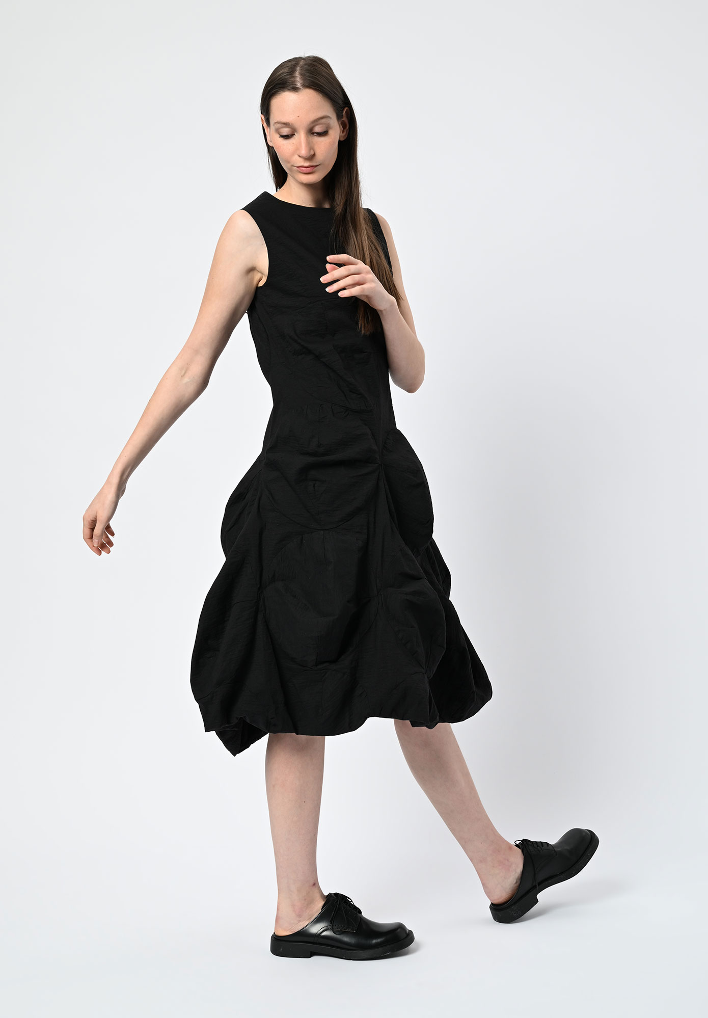 STUDIO RUNDHOLZ | MAINLINE - 3D SPOT DRESS - BLACK