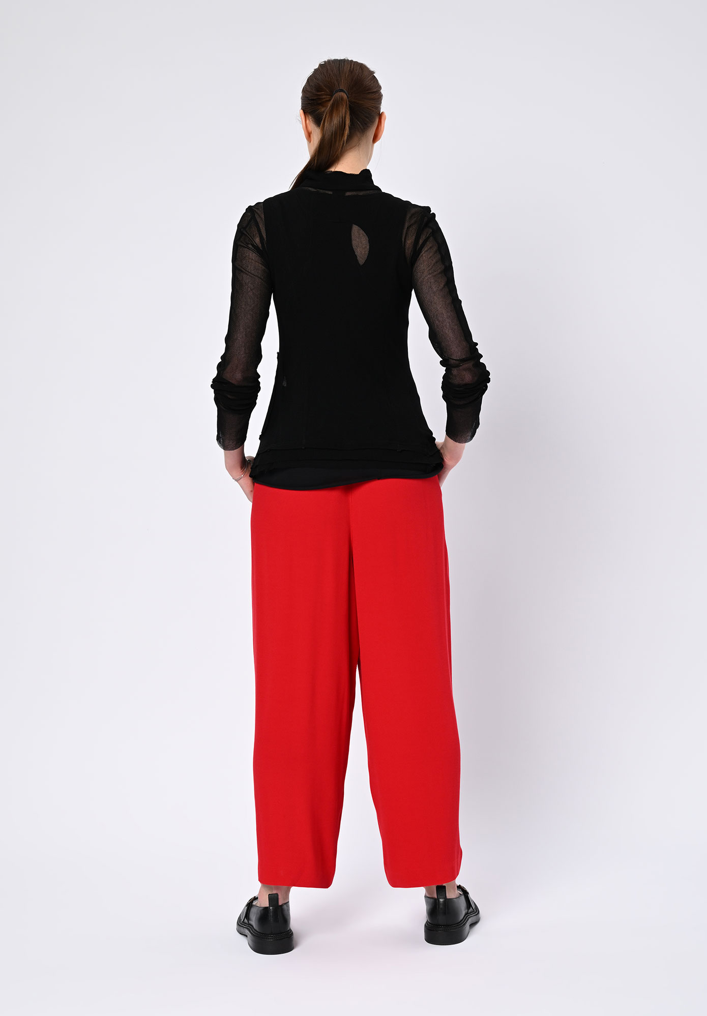 PAL OFFNER - SHEER MINI PENGU JACKET - BLACK