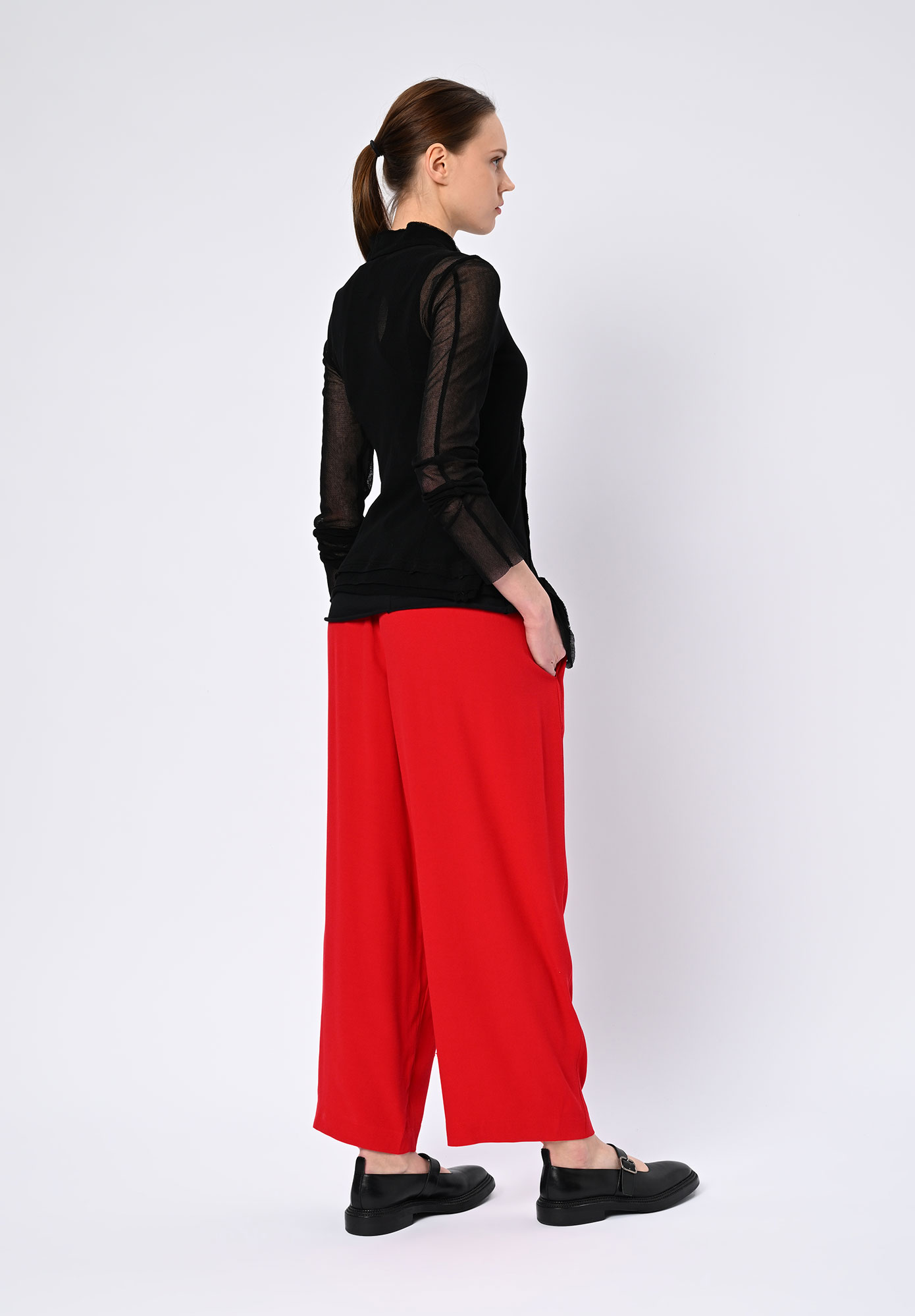 PAL OFFNER - SHEER MINI PENGU JACKET - BLACK
