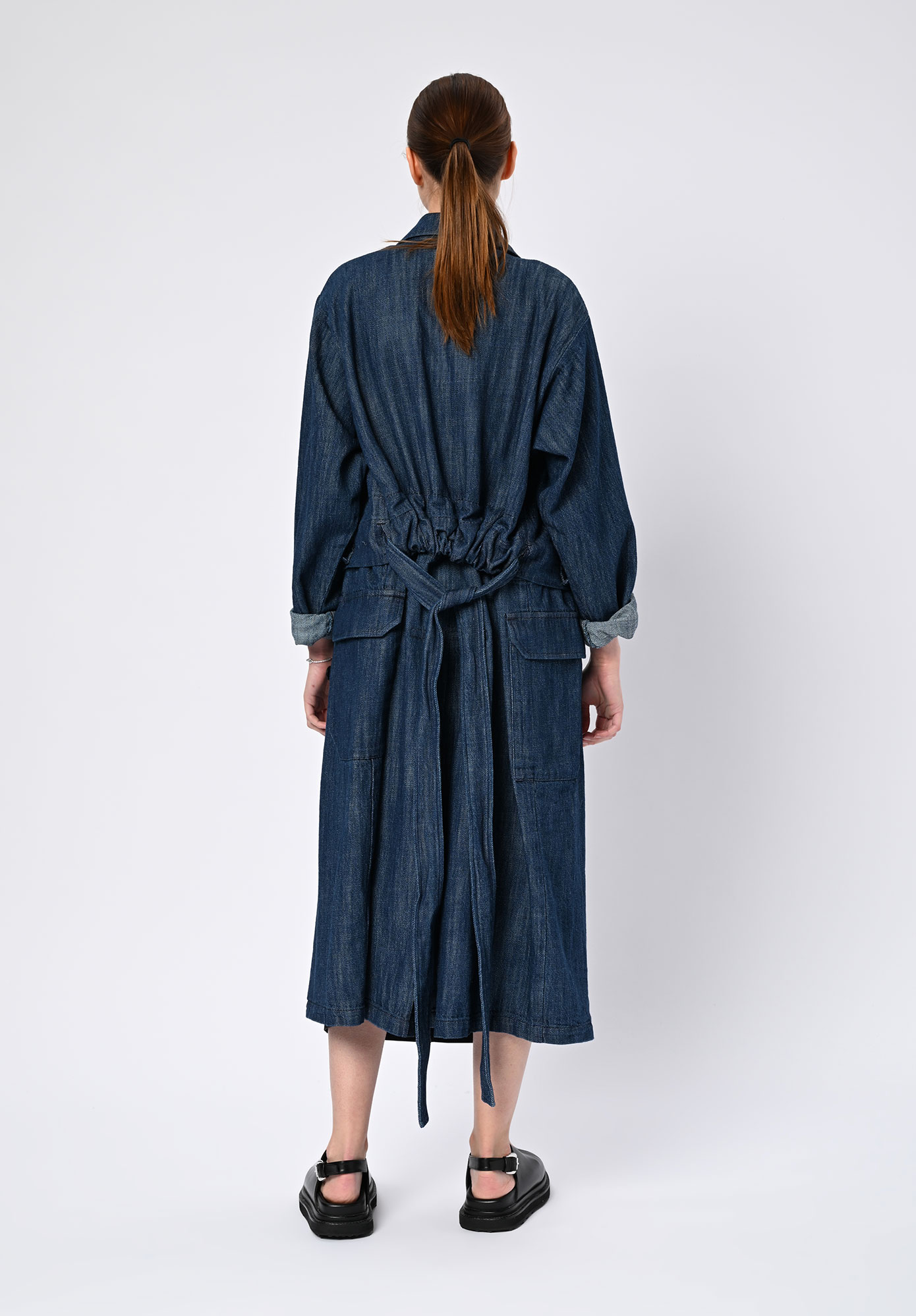 PAL OFFNER - 2-IN1 TRENCH COAT - DENIM BLUE