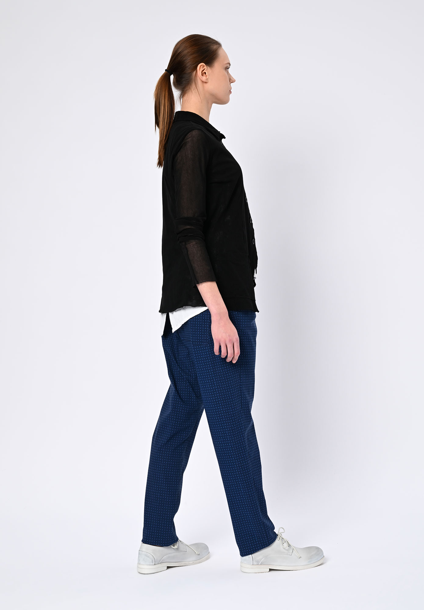 STUDIO RUNDHOLZ | BLACK LABEL - TULLE CARDIGAN - BLACK