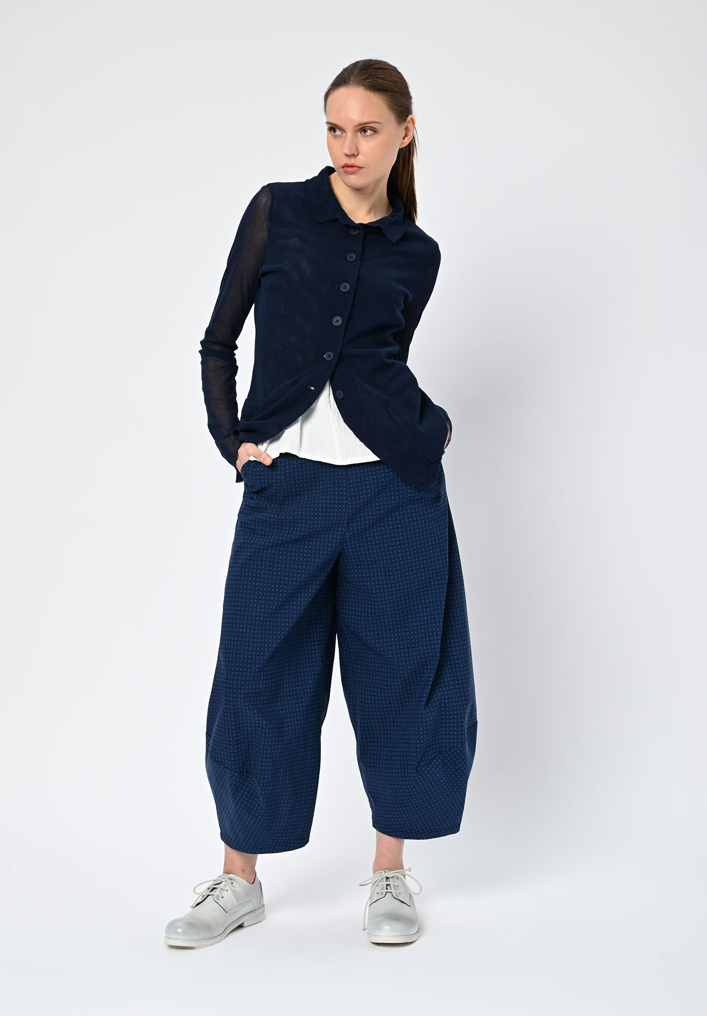 STUDIO RUNDHOLZ | BLACK LABEL - TULLE CARDIGAN - NAVY