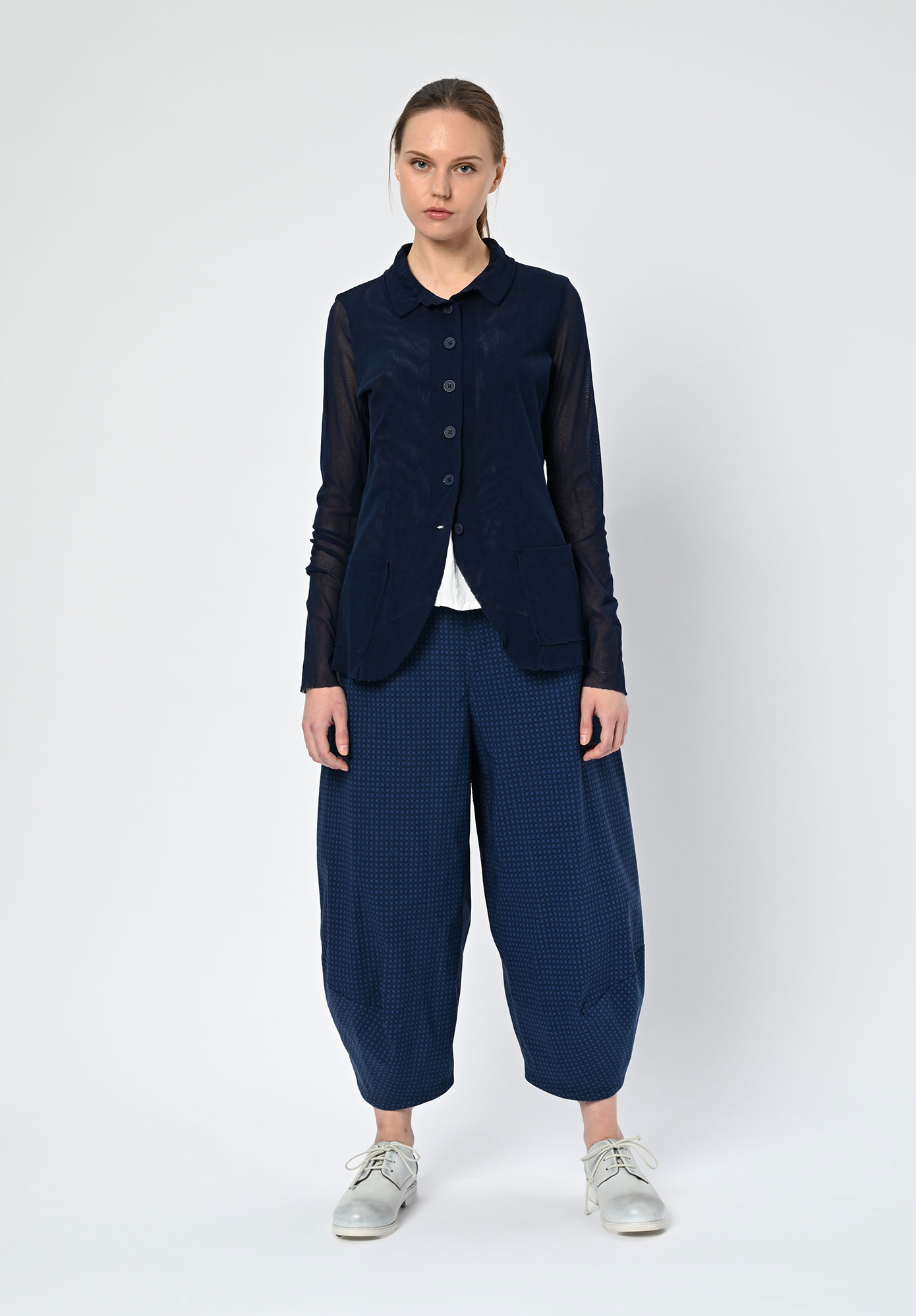 STUDIO RUNDHOLZ | BLACK LABEL - TULLE CARDIGAN - NAVY