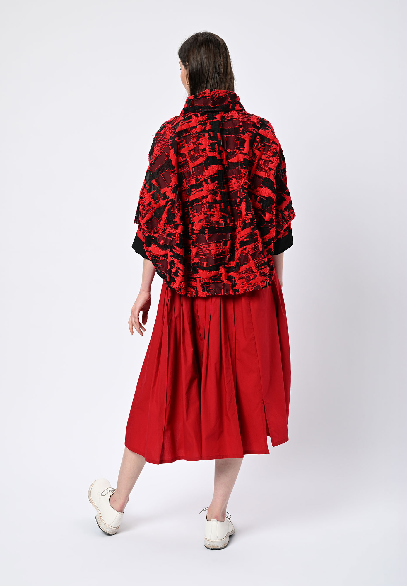 MOYURU - HAZE OVERSIZE JACKET - RED