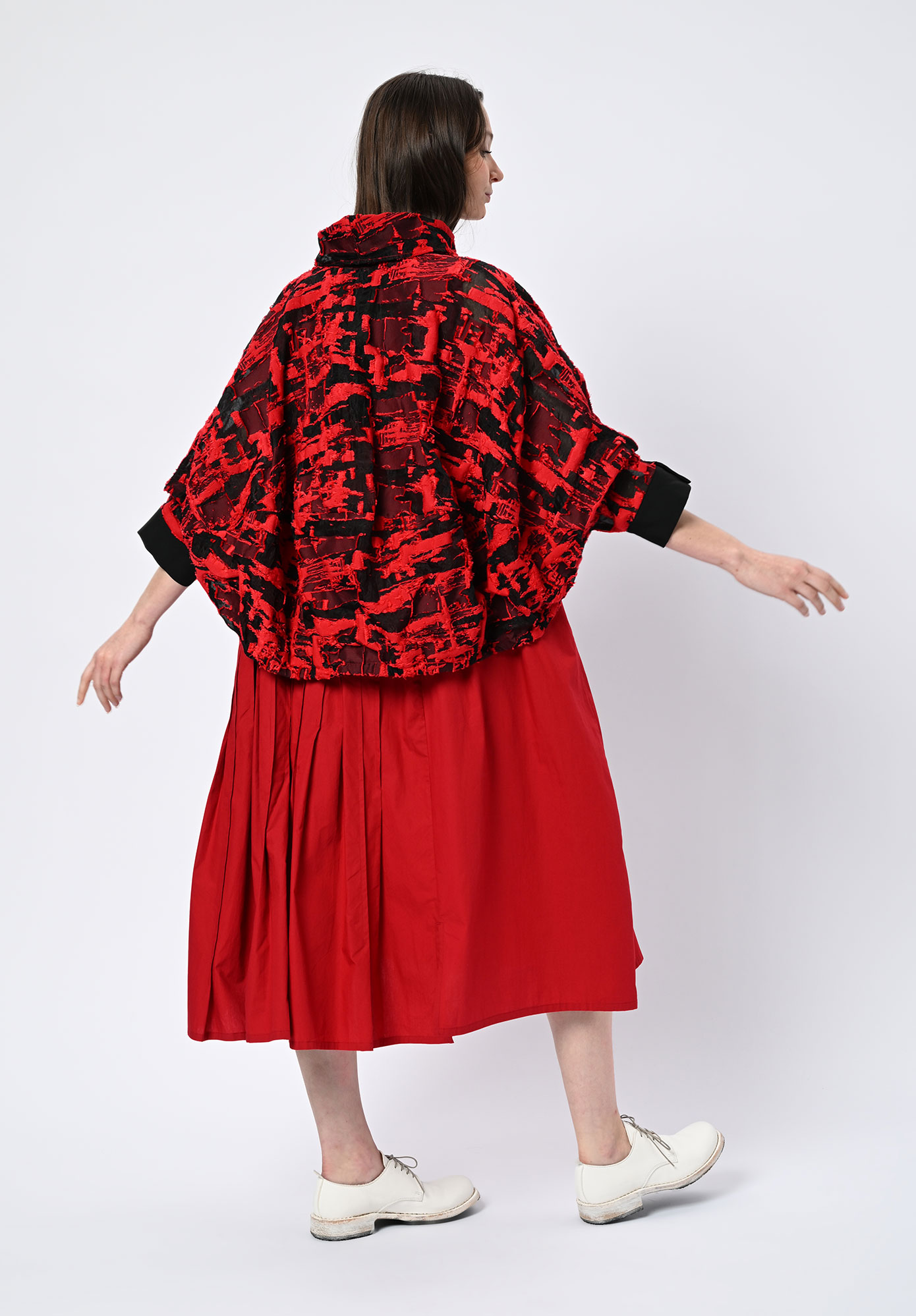 MOYURU - HAZE OVERSIZE JACKET - RED