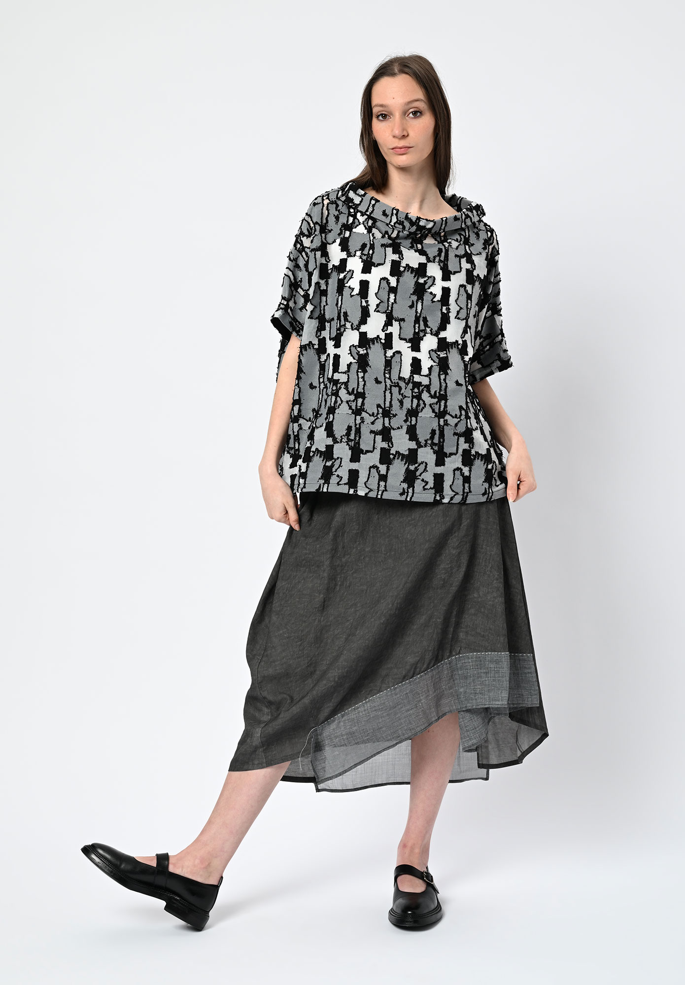 MOYURU - MIRAGE TUNIC TOP - MONO