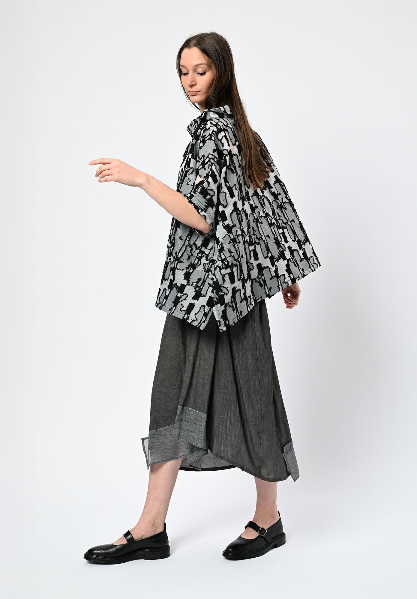 MOYURU - MIRAGE TUNIC TOP - MONO