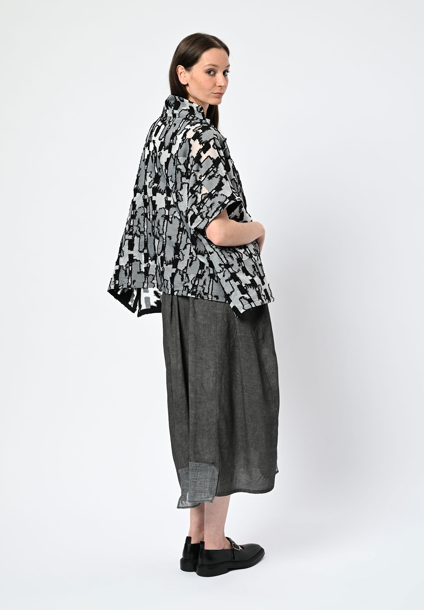 MOYURU - MIRAGE TUNIC TOP - MONO