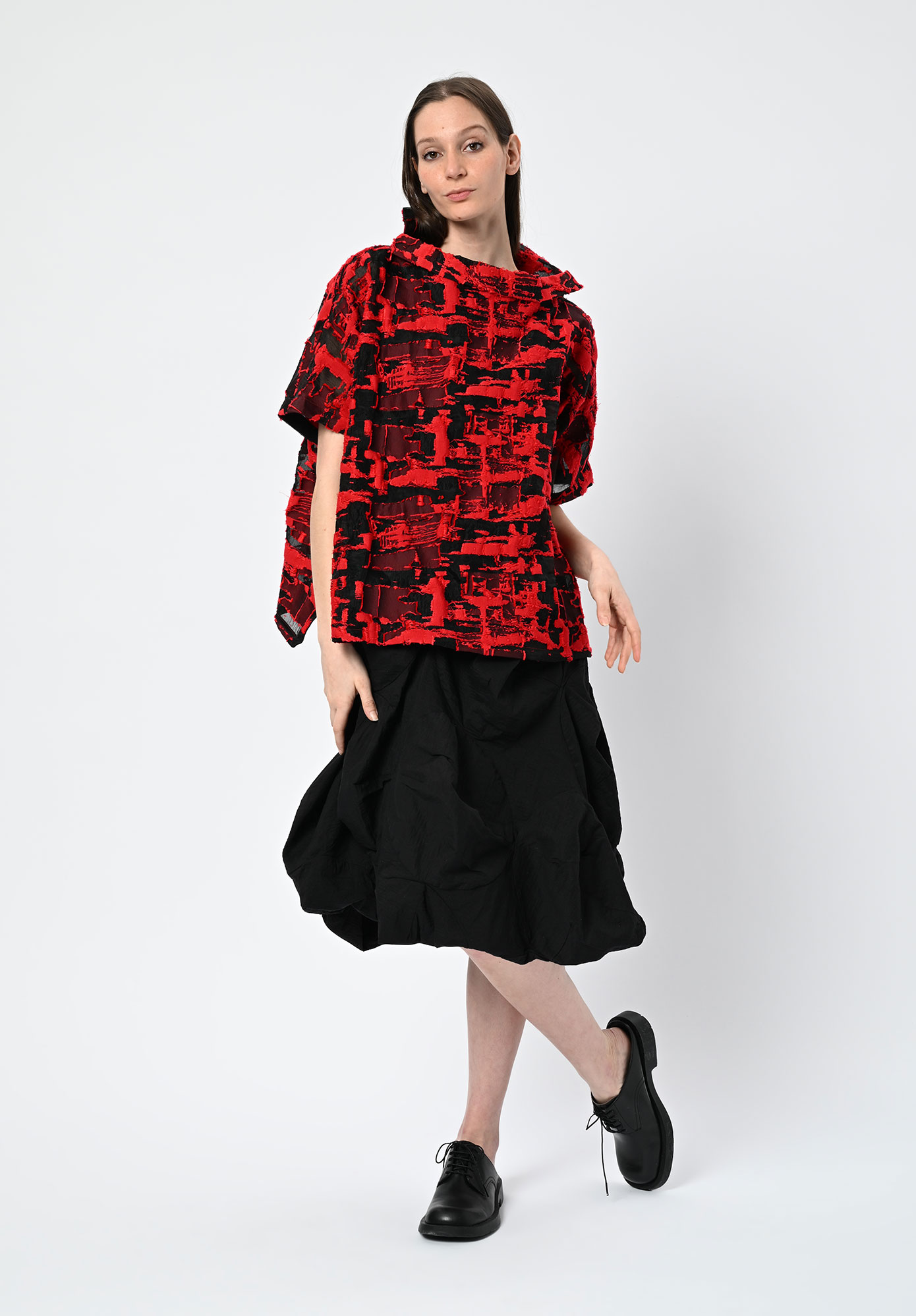 MOYURU - MIRAGE TUNIC TOP - RED
