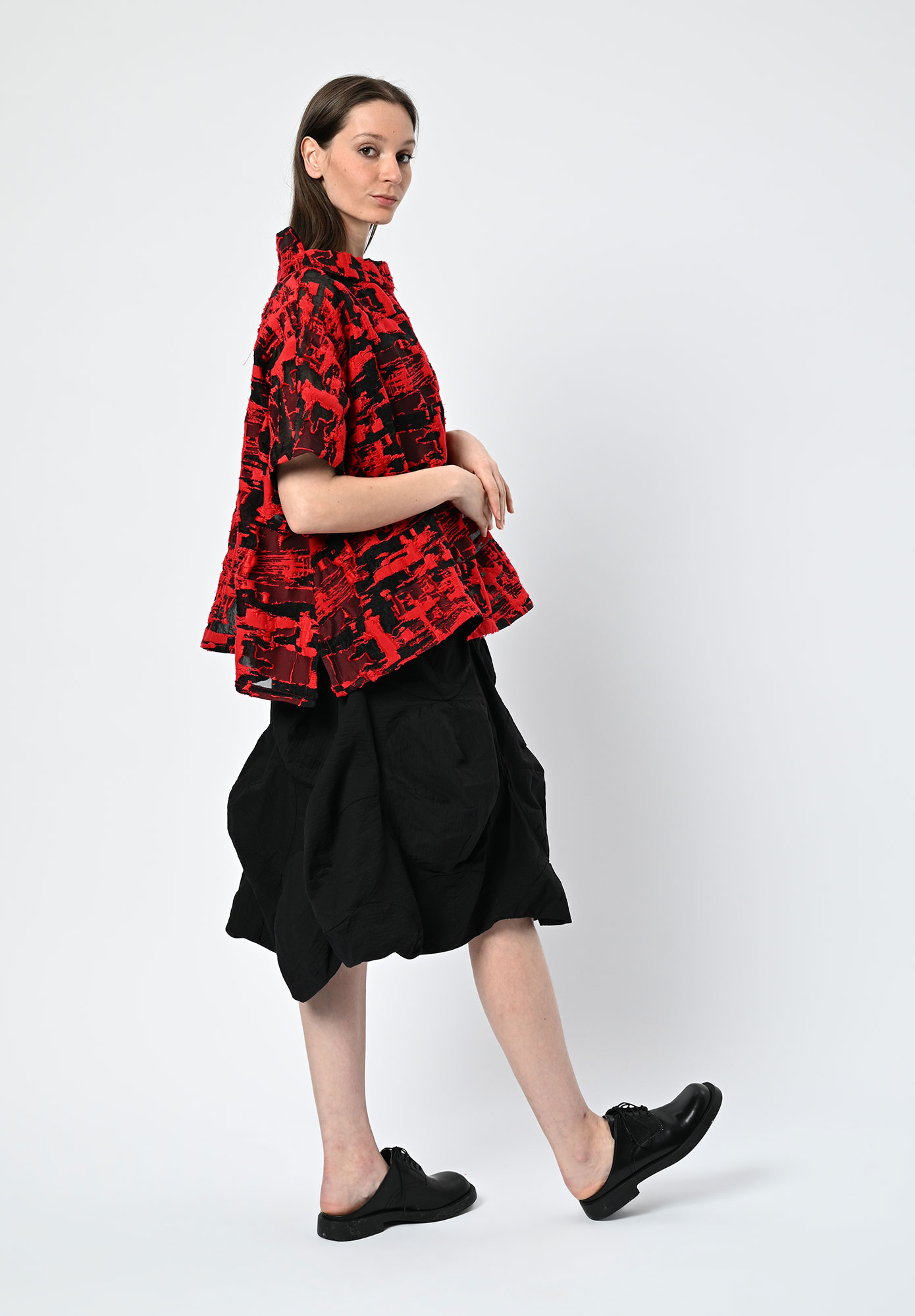 MOYURU - MIRAGE TUNIC TOP - RED