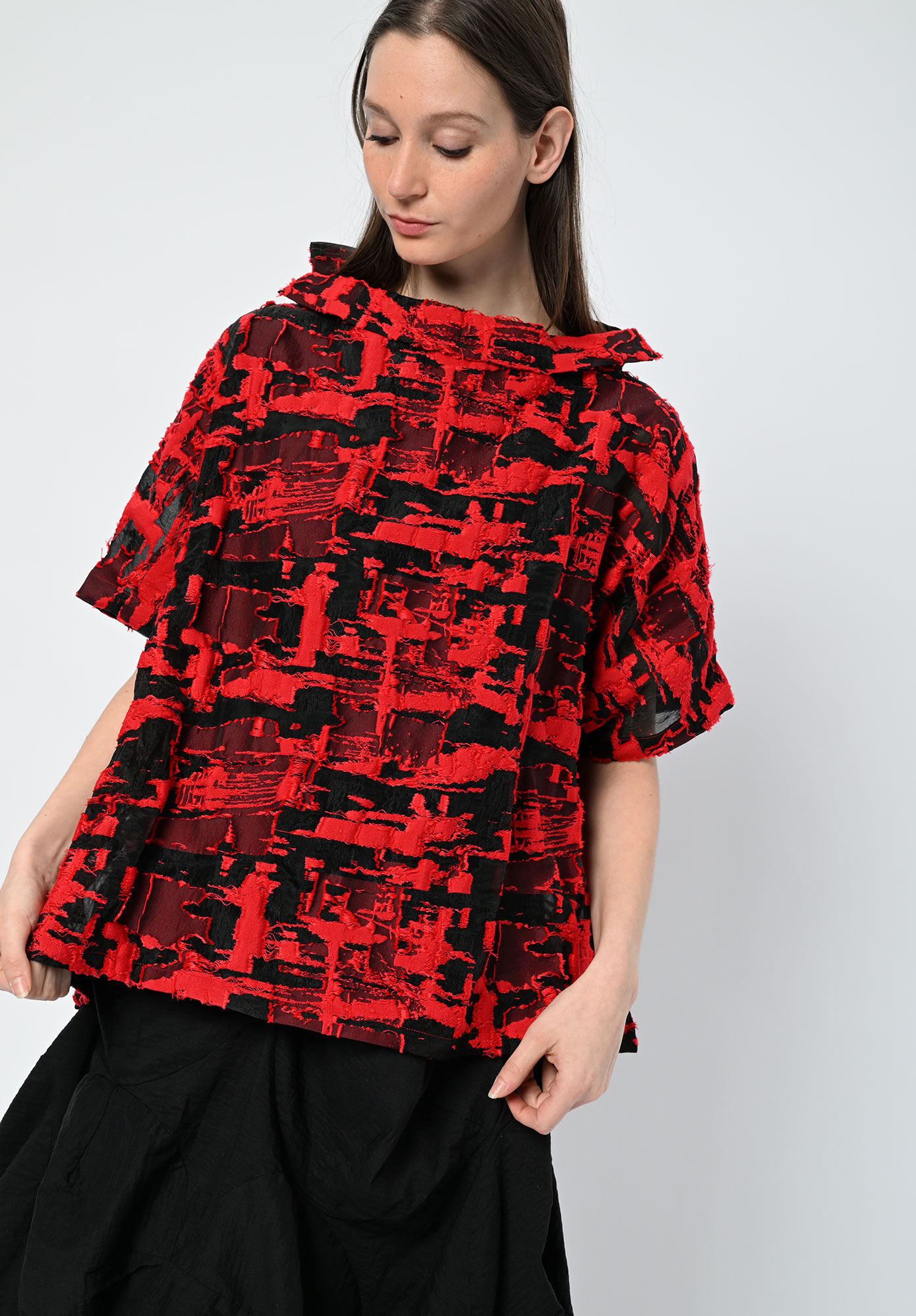 MOYURU - MIRAGE TUNIC TOP - RED