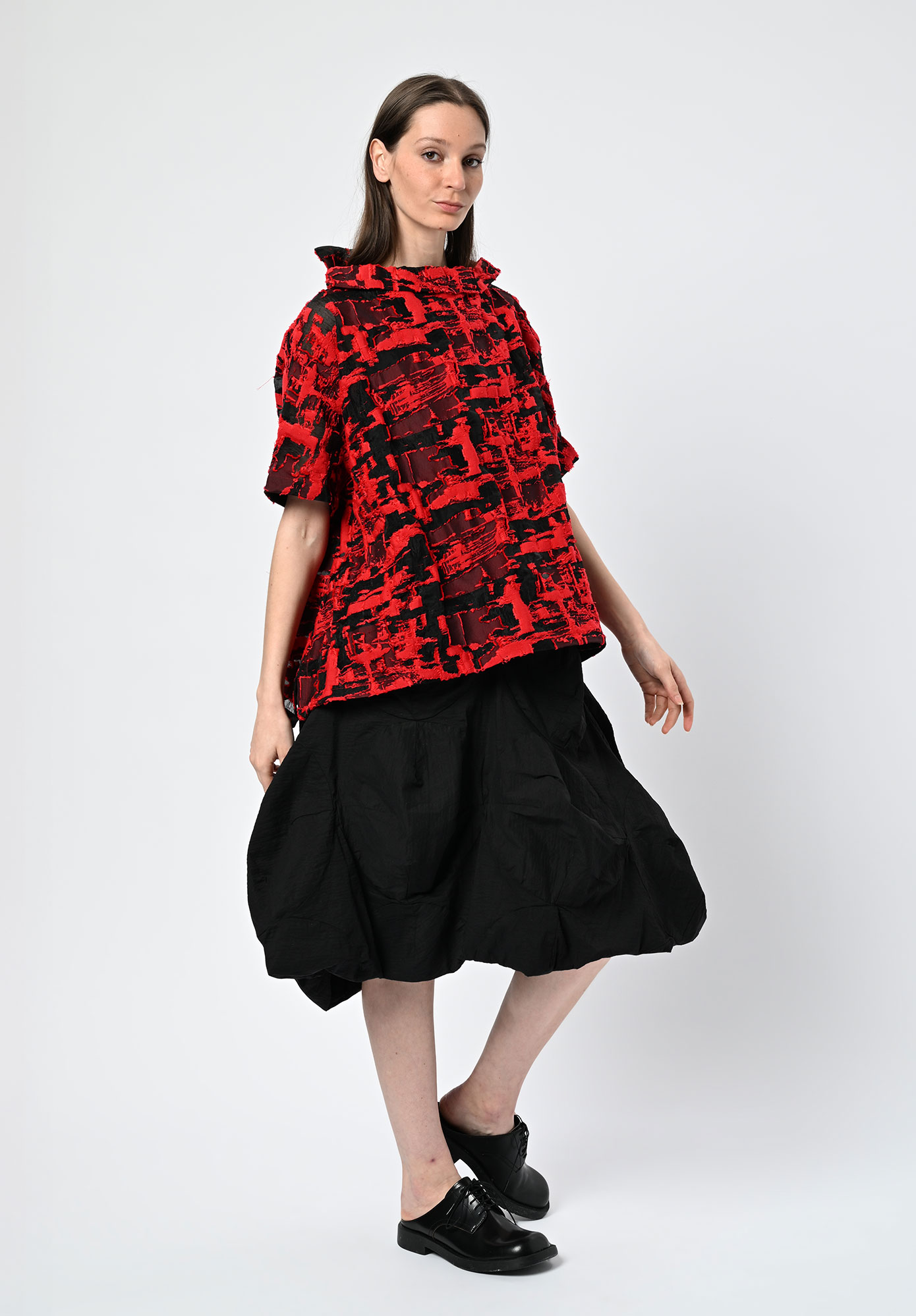 MOYURU - MIRAGE TUNIC TOP - RED