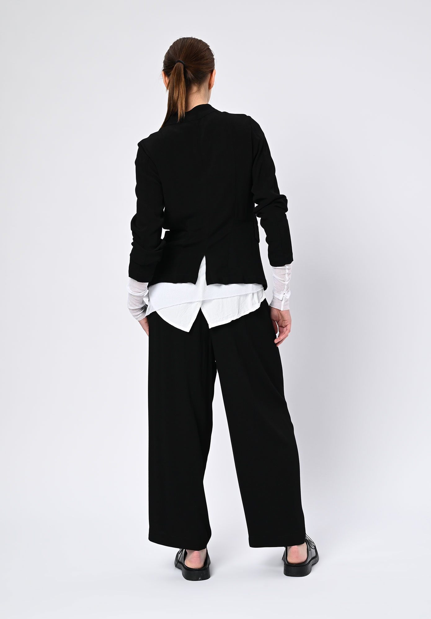 PAL OFFNER - FLUID SHORT JACKET - BLACK