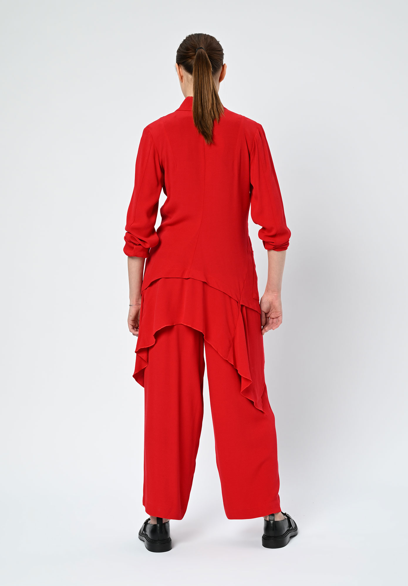 PAL OFFNER - FLUID PENGUIN COAT - WILD RED