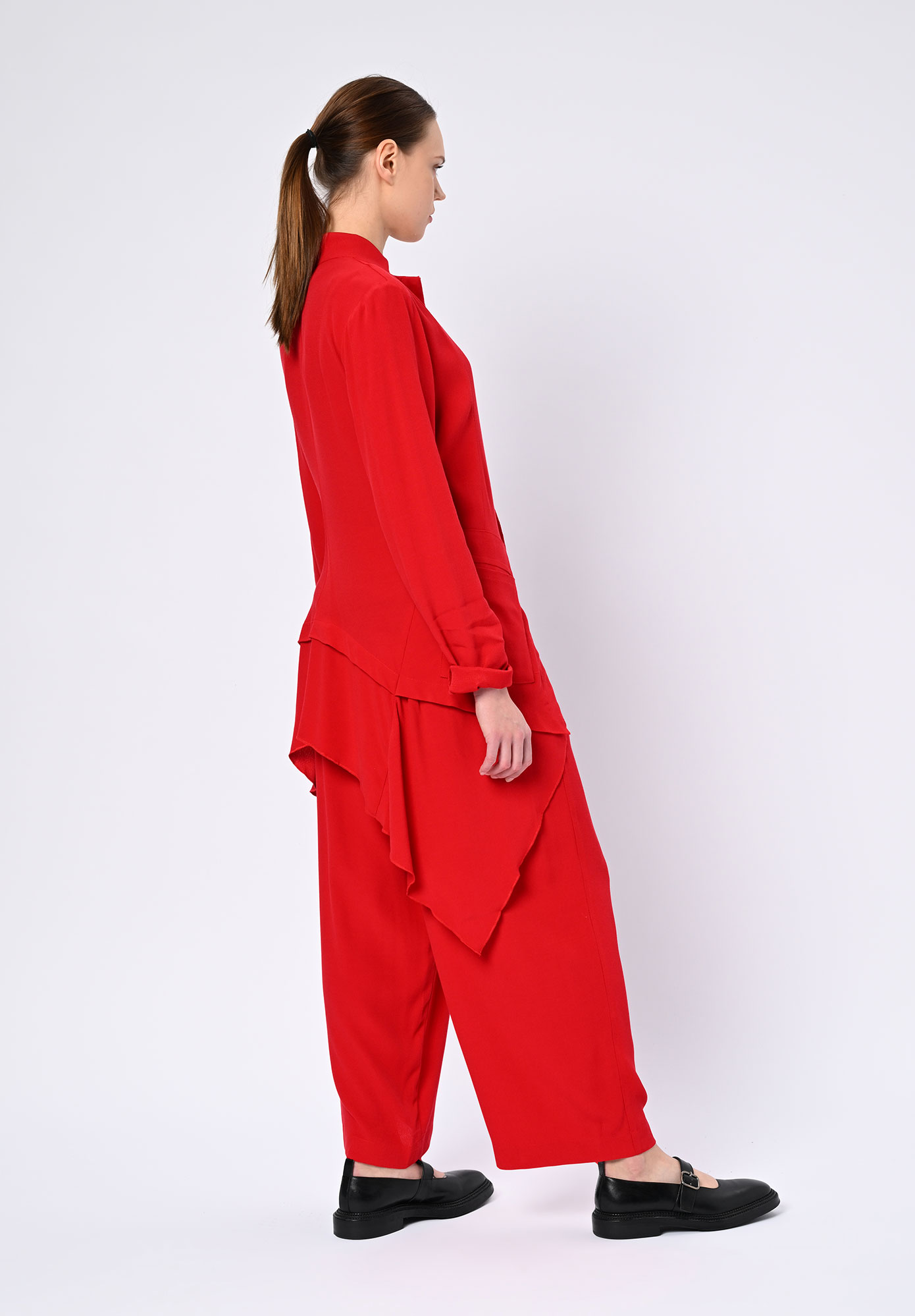 PAL OFFNER - FLUID PENGUIN COAT - WILD RED