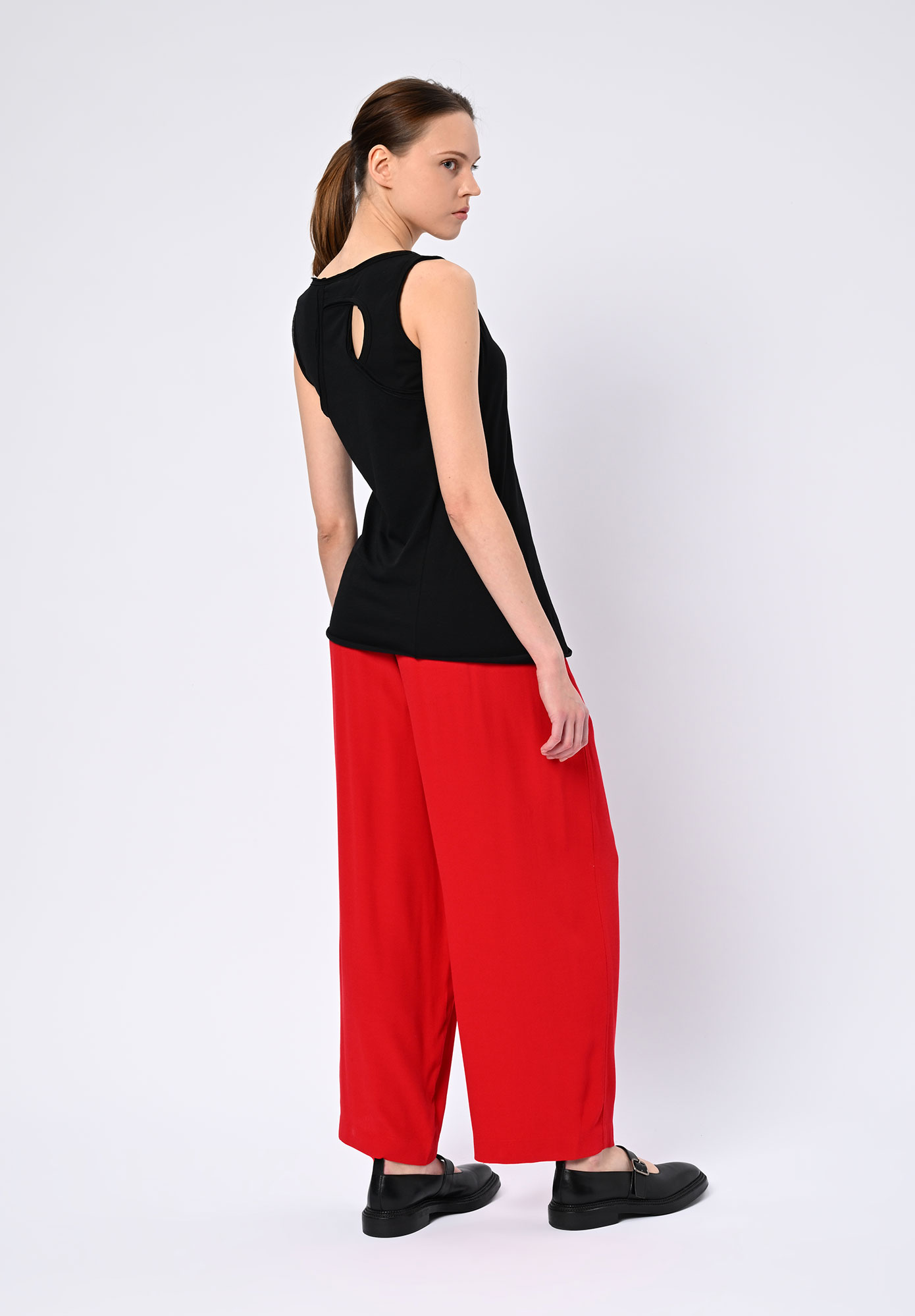 PAL OFFNER - ASYMMETRIC TANK TOP - BLACK
