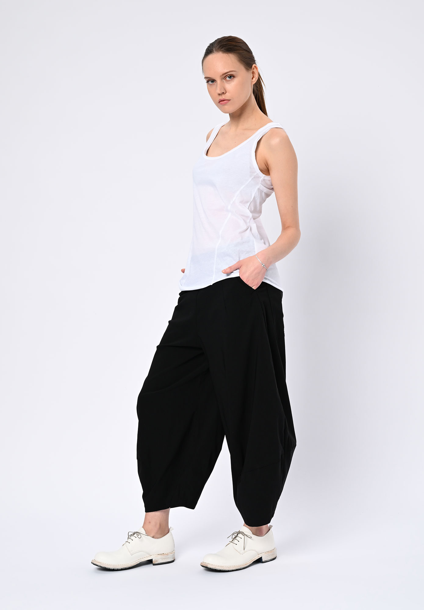 PAL OFFNER - ASYMMETRIC TANK TOP - WHITE