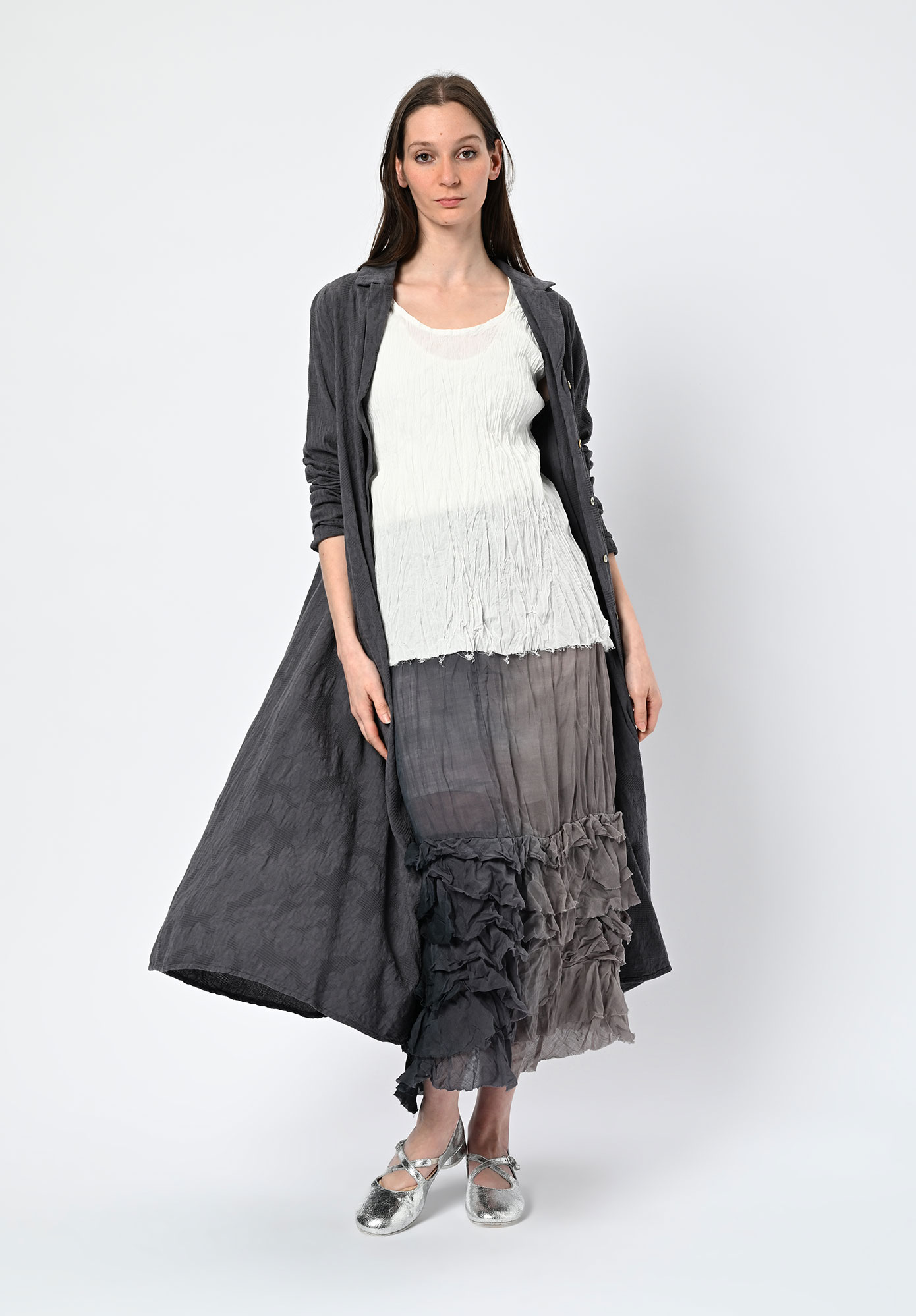 PRIVATSACHEN - MEDIWIRKT ROSELACE COAT - MUSKAT | CHARCOAL