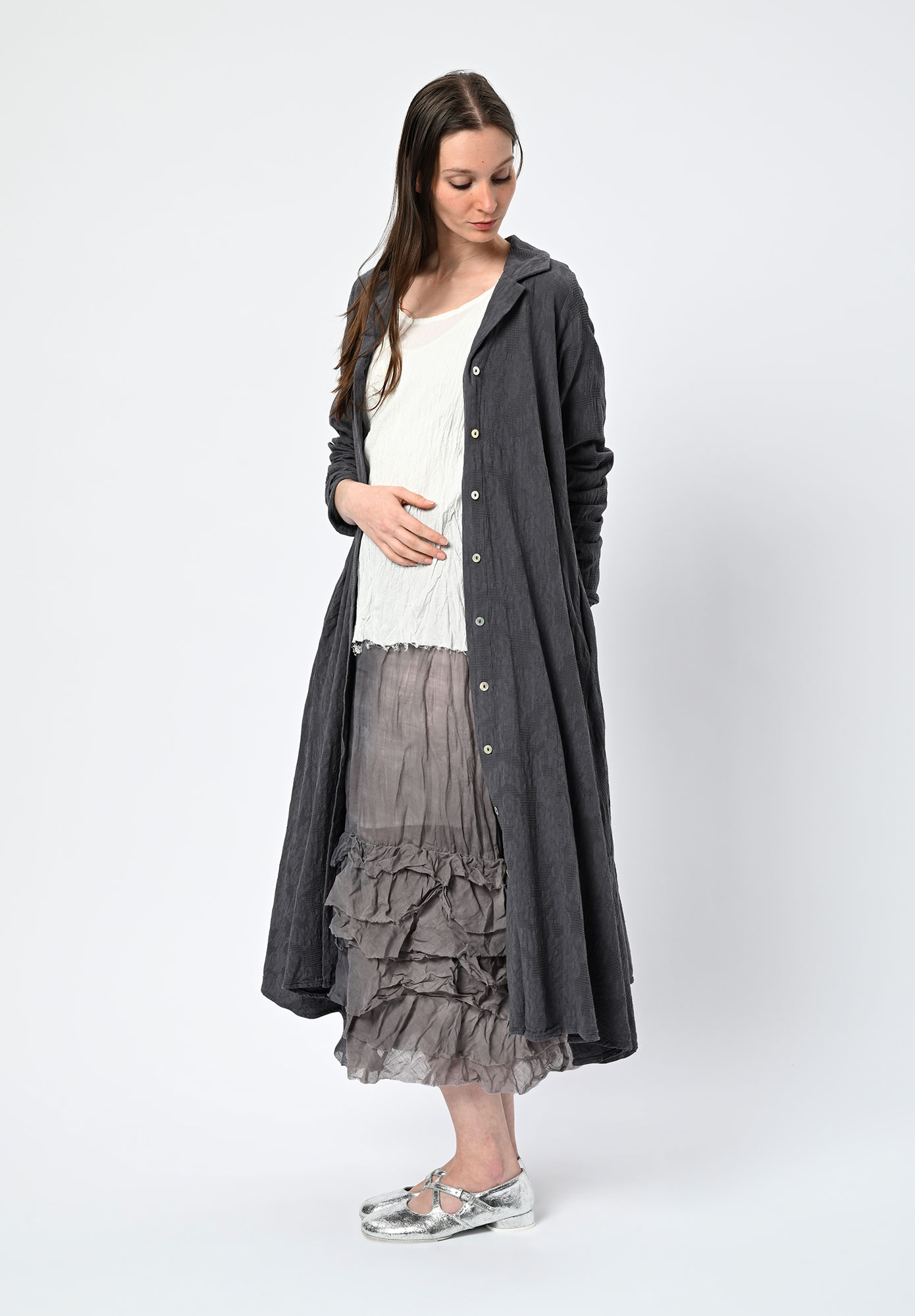 PRIVATSACHEN - MEDIWIRKT ROSELACE COAT - MUSKAT | CHARCOAL