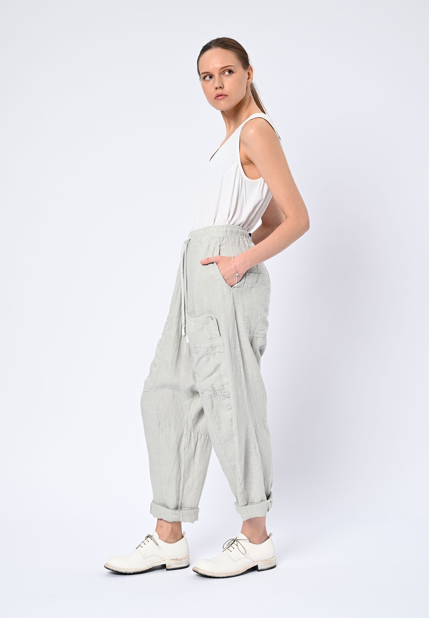 STUDIO RUNDHOLZ | BLACK LABEL - DROP CROTCH PANT - GREY