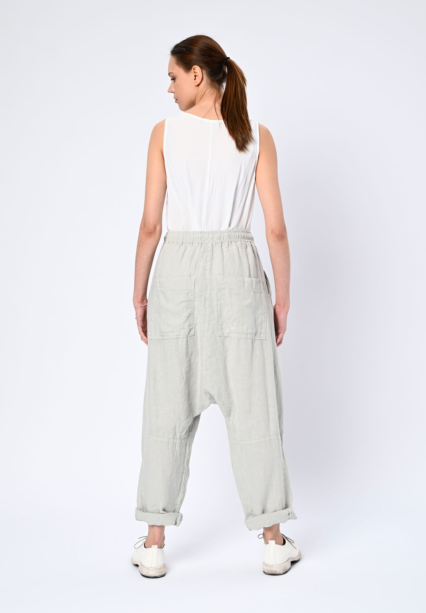 STUDIO RUNDHOLZ | BLACK LABEL - DROP CROTCH PANT - GREY