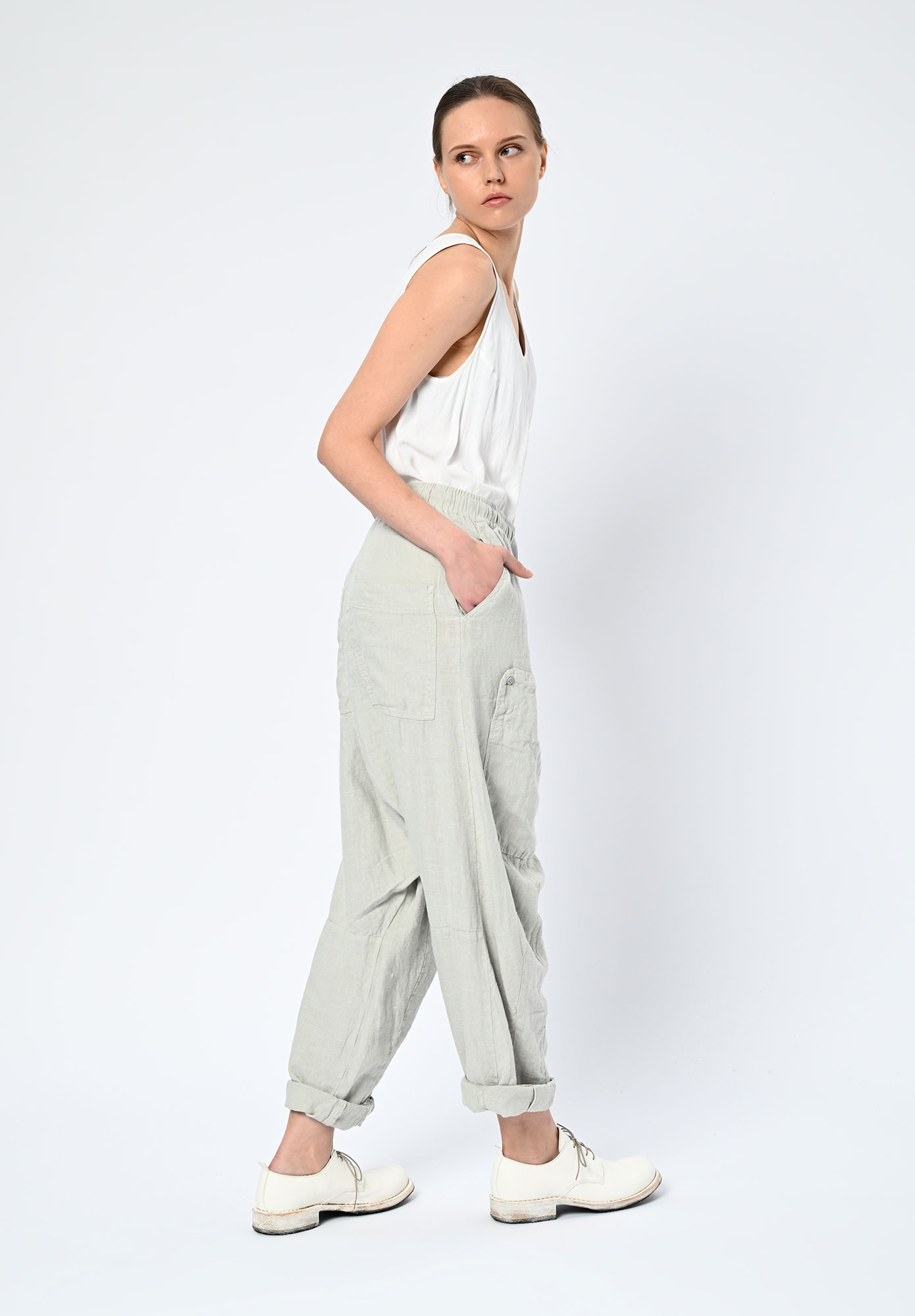 STUDIO RUNDHOLZ | BLACK LABEL - DROP CROTCH PANT - GREY