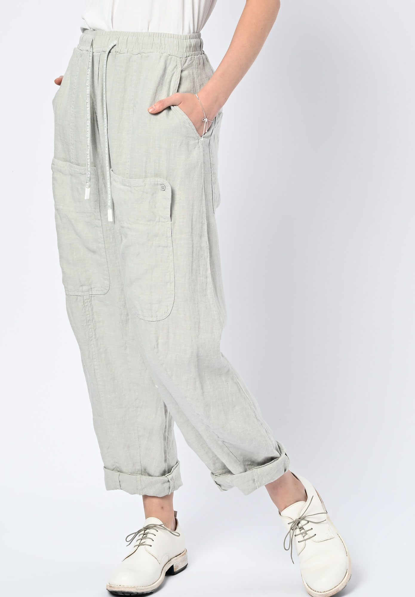 STUDIO RUNDHOLZ | BLACK LABEL - DROP CROTCH PANT - GREY