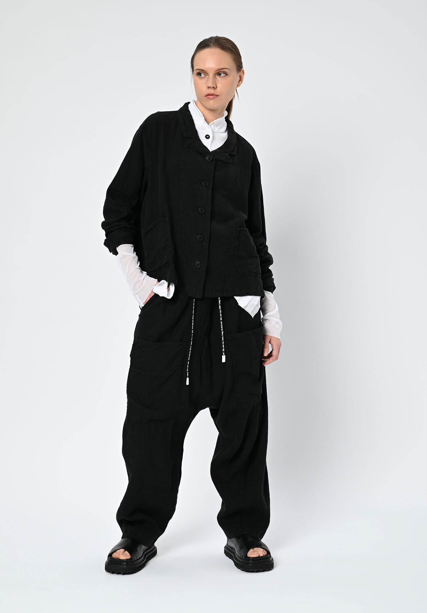 STUDIO RUNDHOLZ | BLACK LABEL - SHIRT JACKET - BLACK