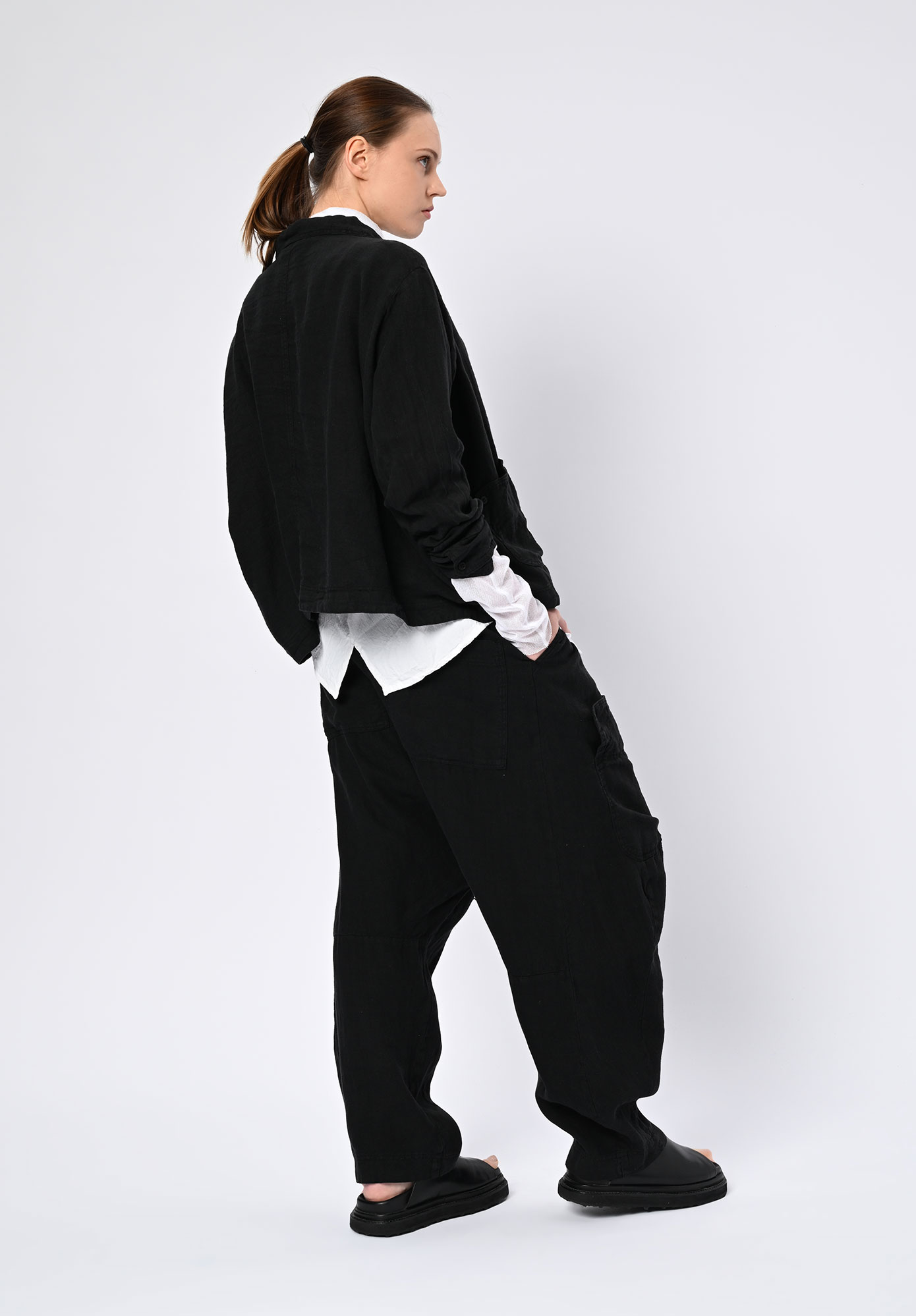 STUDIO RUNDHOLZ | BLACK LABEL - SHIRT JACKET - BLACK