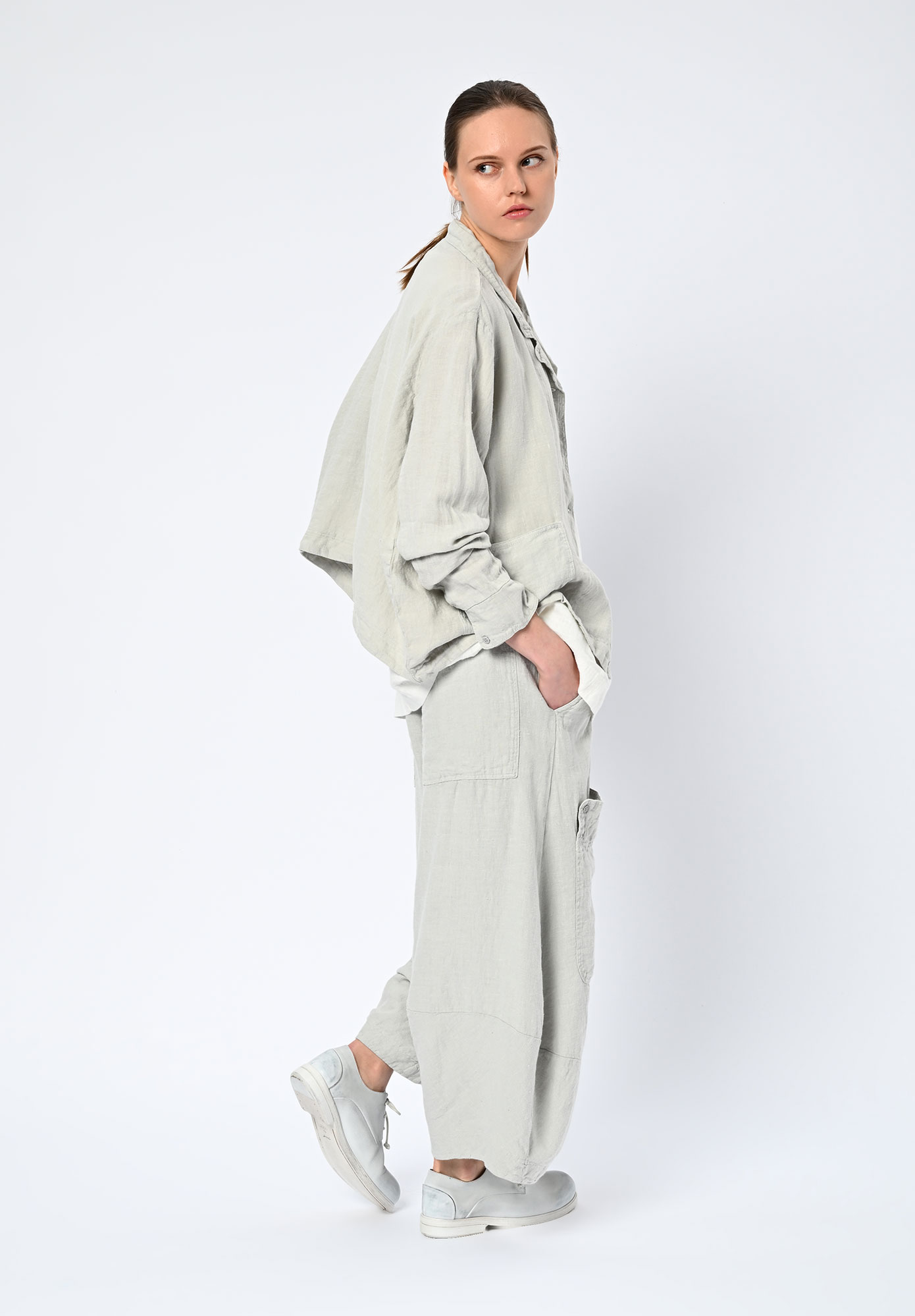 STUDIO RUNDHOLZ | BLACK LABEL - SHIRT JACKET - GREY