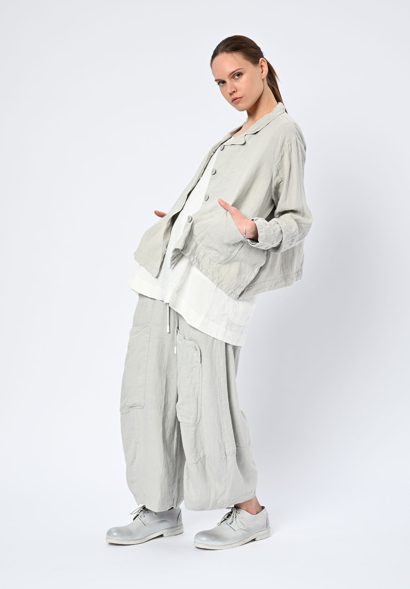 STUDIO RUNDHOLZ | BLACK LABEL - SHIRT JACKET - GREY