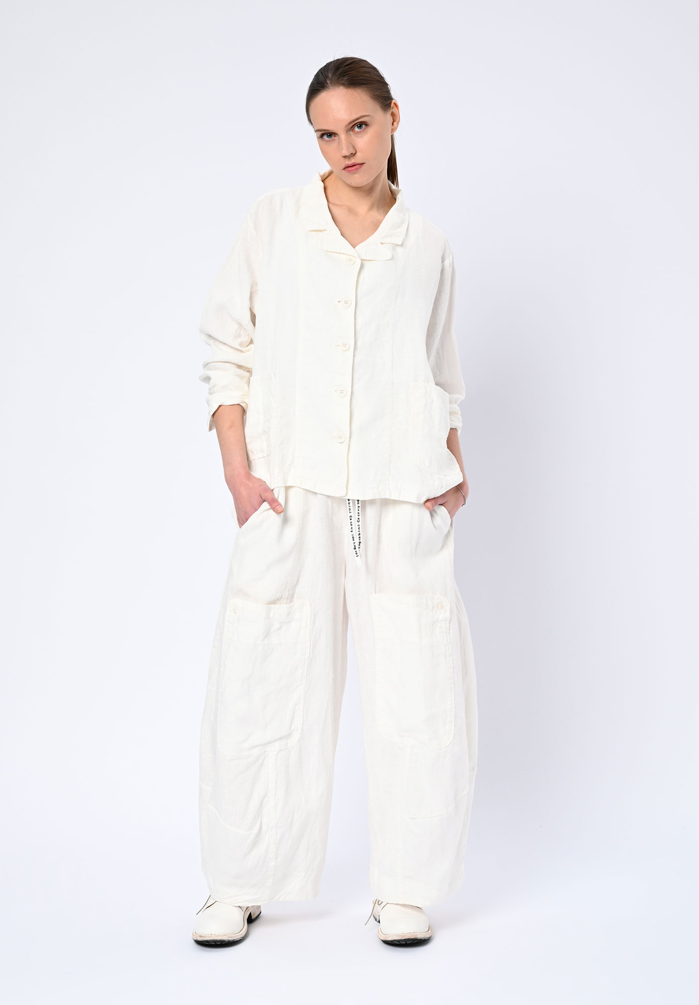 STUDIO RUNDHOLZ | BLACK LABEL - SHIRT JACKET - OFF WHITE