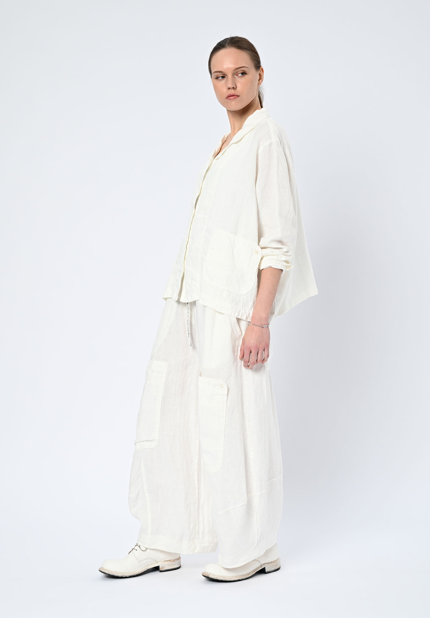 STUDIO RUNDHOLZ | BLACK LABEL - SHIRT JACKET - OFF WHITE