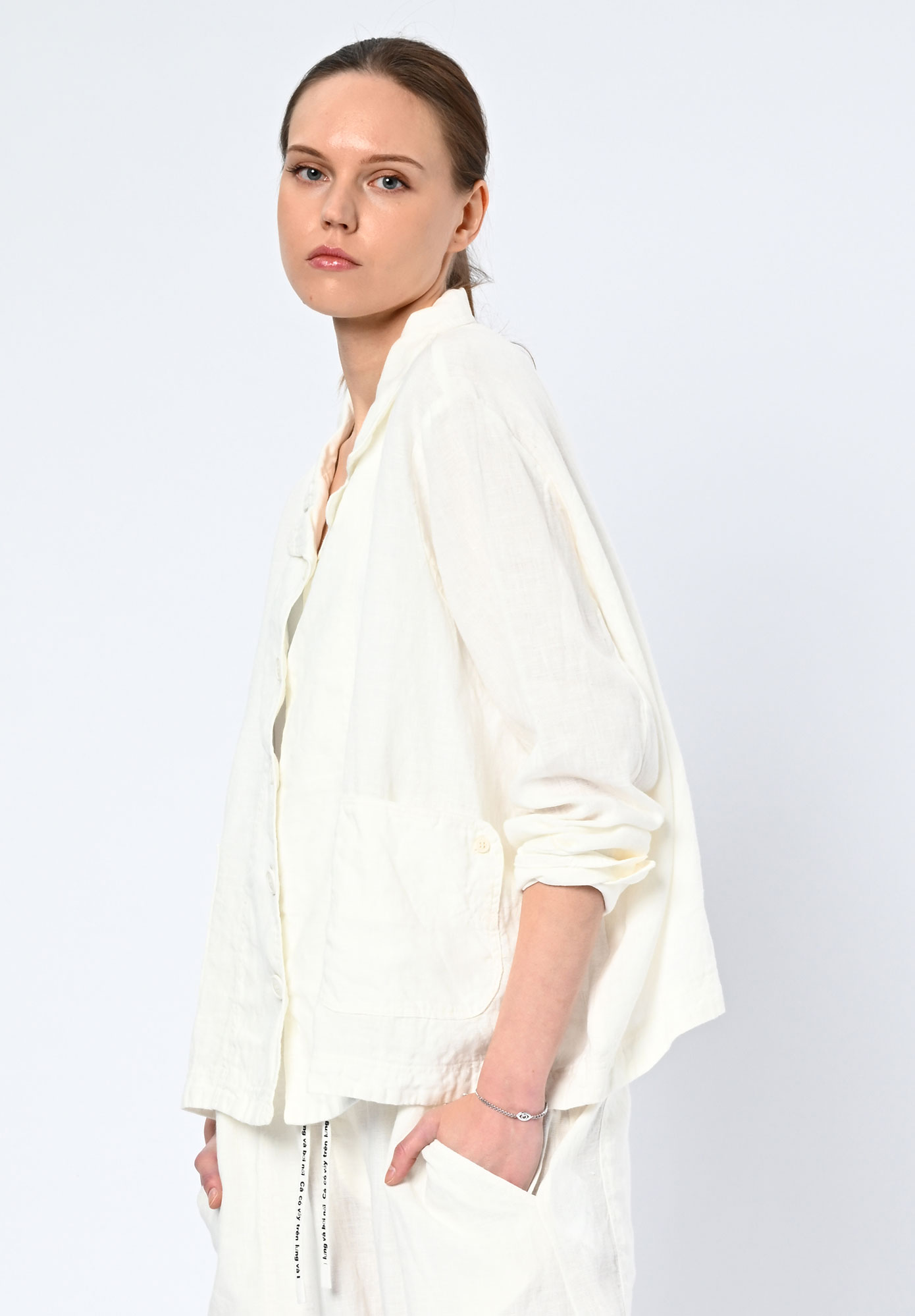 STUDIO RUNDHOLZ | BLACK LABEL - SHIRT JACKET - OFF WHITE