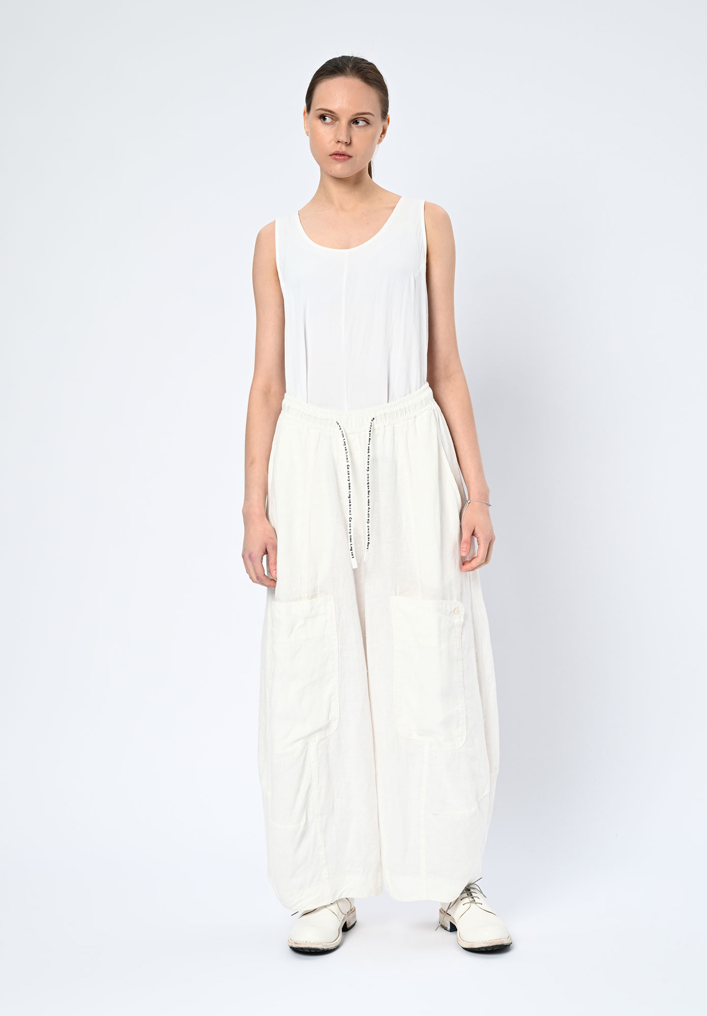 STUDIO RUNDHOLZ | BLACK LABEL - BALLOON LEG PANT - OFF WHITE