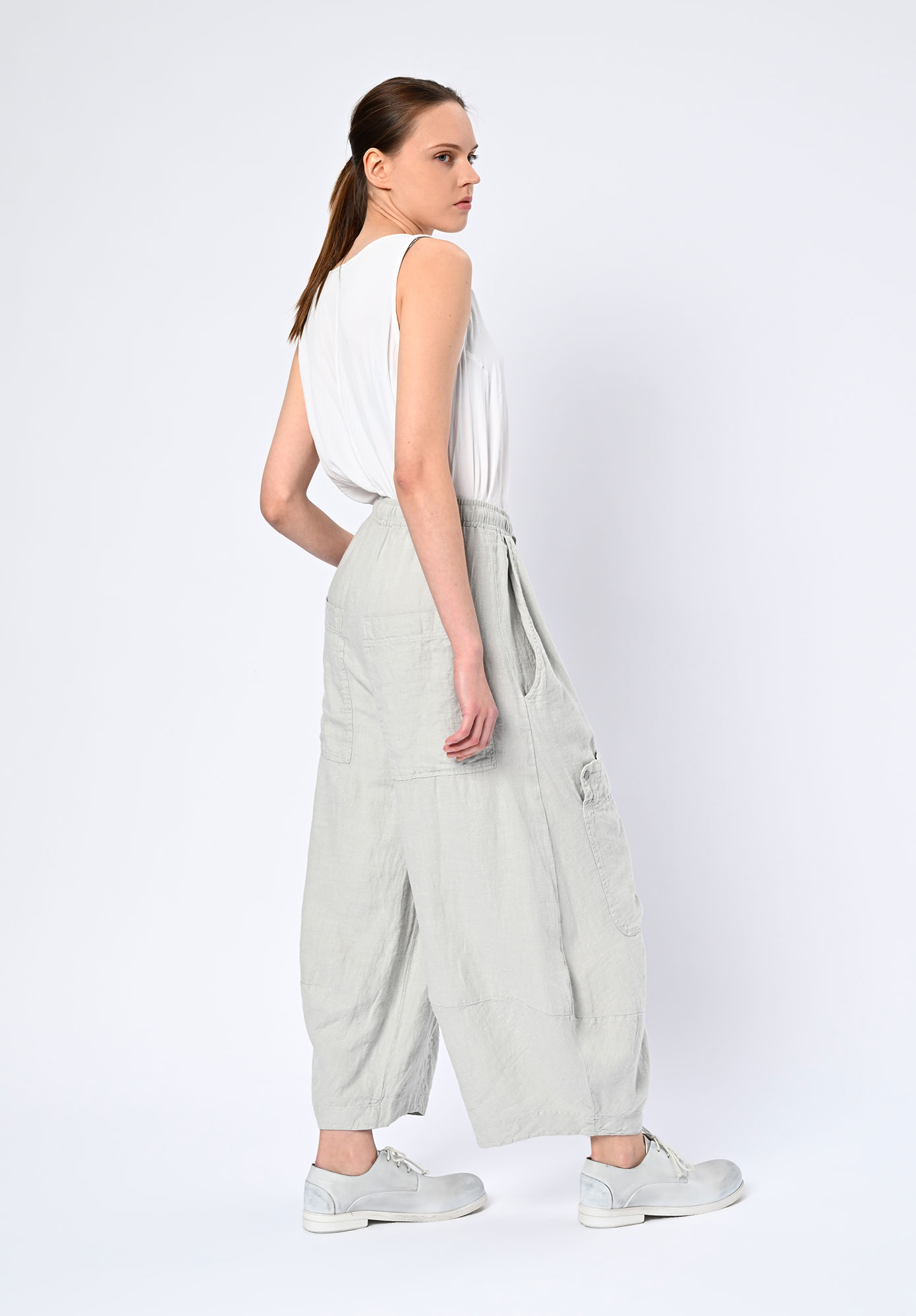 STUDIO RUNDHOLZ | BLACK LABEL- BALLOON LEG PANT - GREY