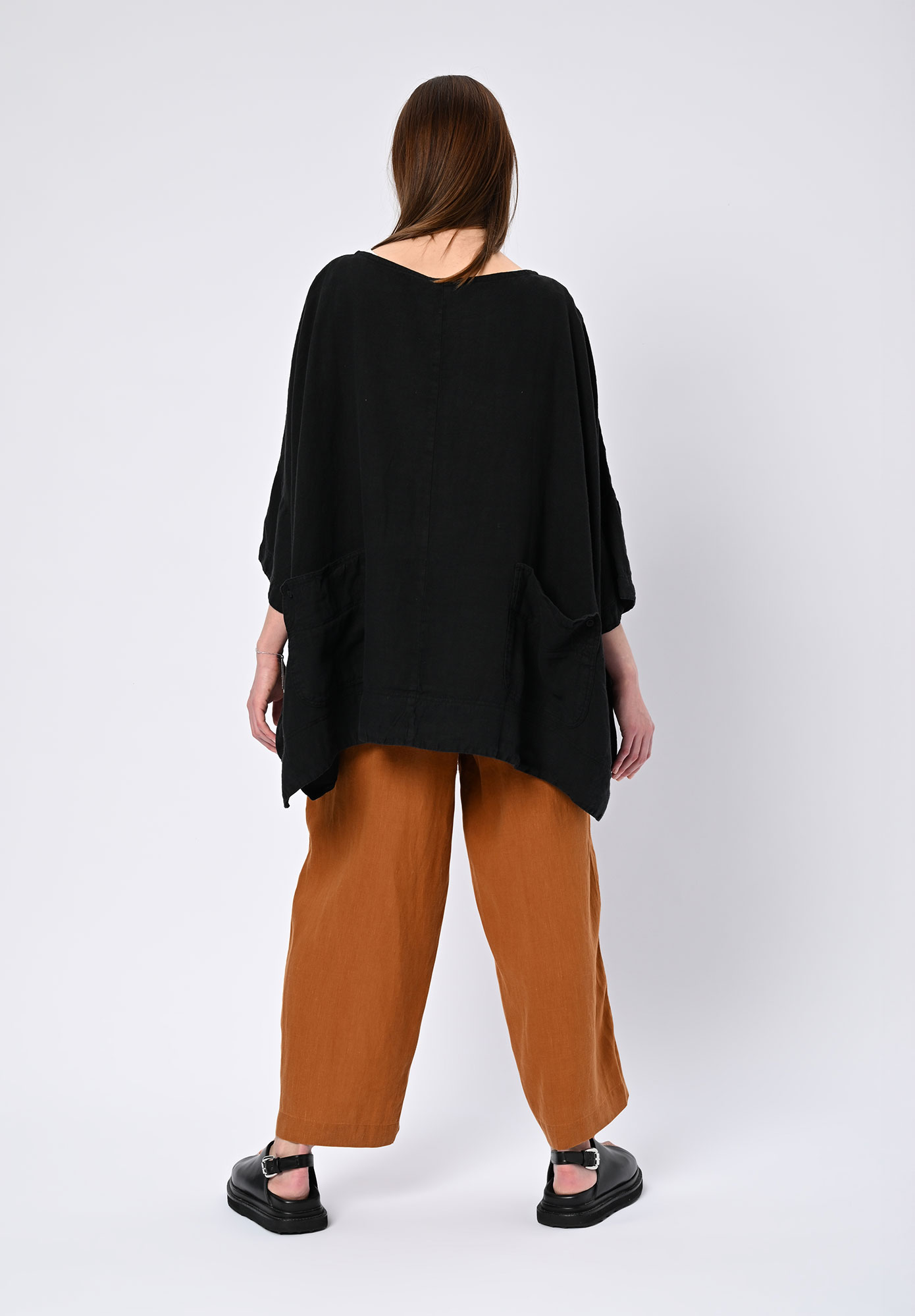 STUDIO RUNDHOLZ | BLACK LABEL - T-SHIRT BACK POCKET DETAIL - BLACK
