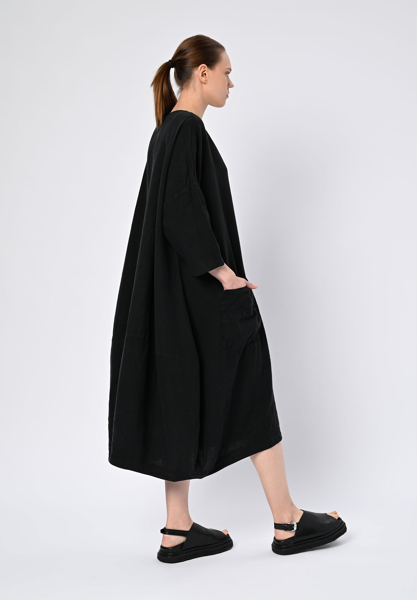 STUDIO RUNDHOLZ | BLACK LABEL - RELAXED DRESS SLEEVE - BLACK