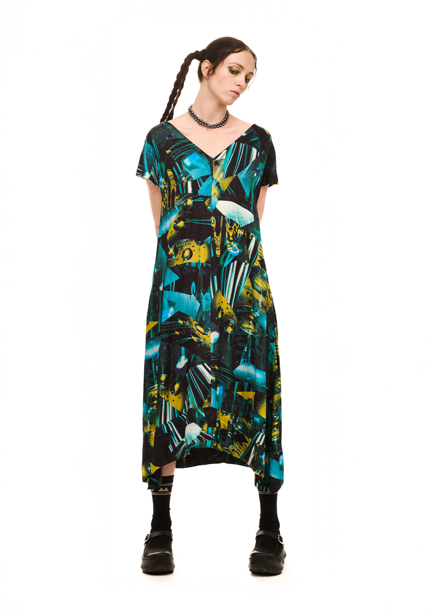 NOM*D - GEMINI DRESS - SCI FI PRINT