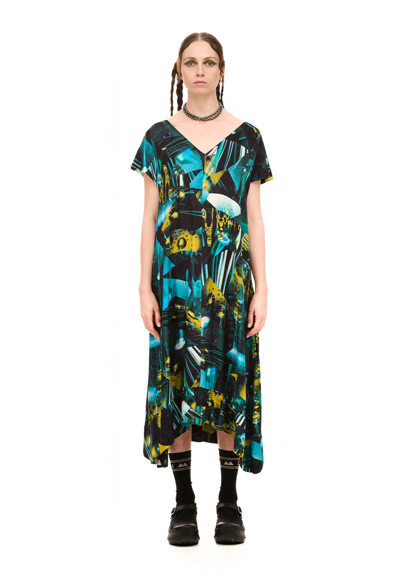 NOM*D - GEMINI DRESS - SCI FI PRINT NOM*D - GEMINI DRESS - SCI FI PRINT