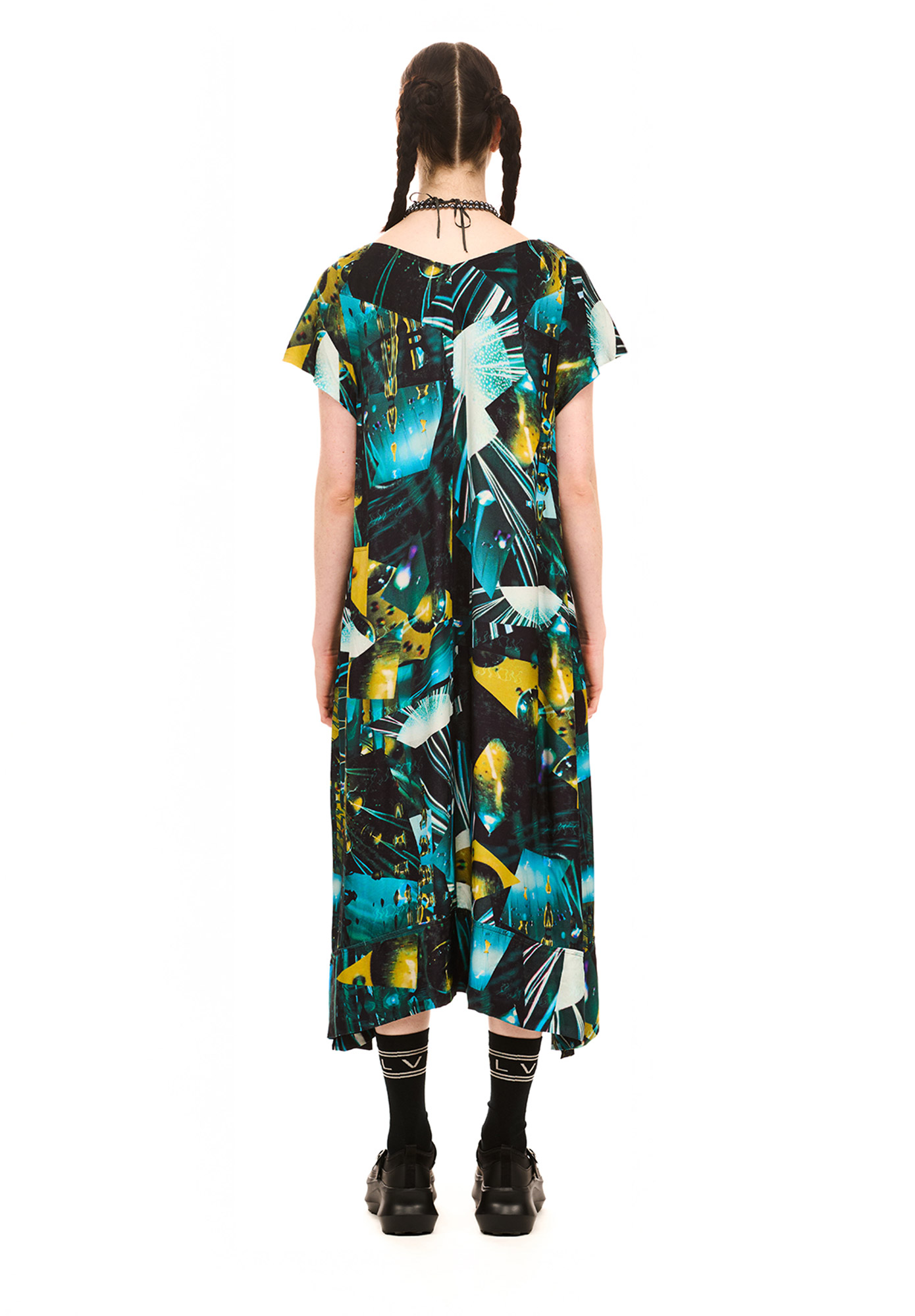 NOM*D - GEMINI DRESS - SCI FI PRINT NOM*D - GEMINI DRESS - SCI FI PRINT